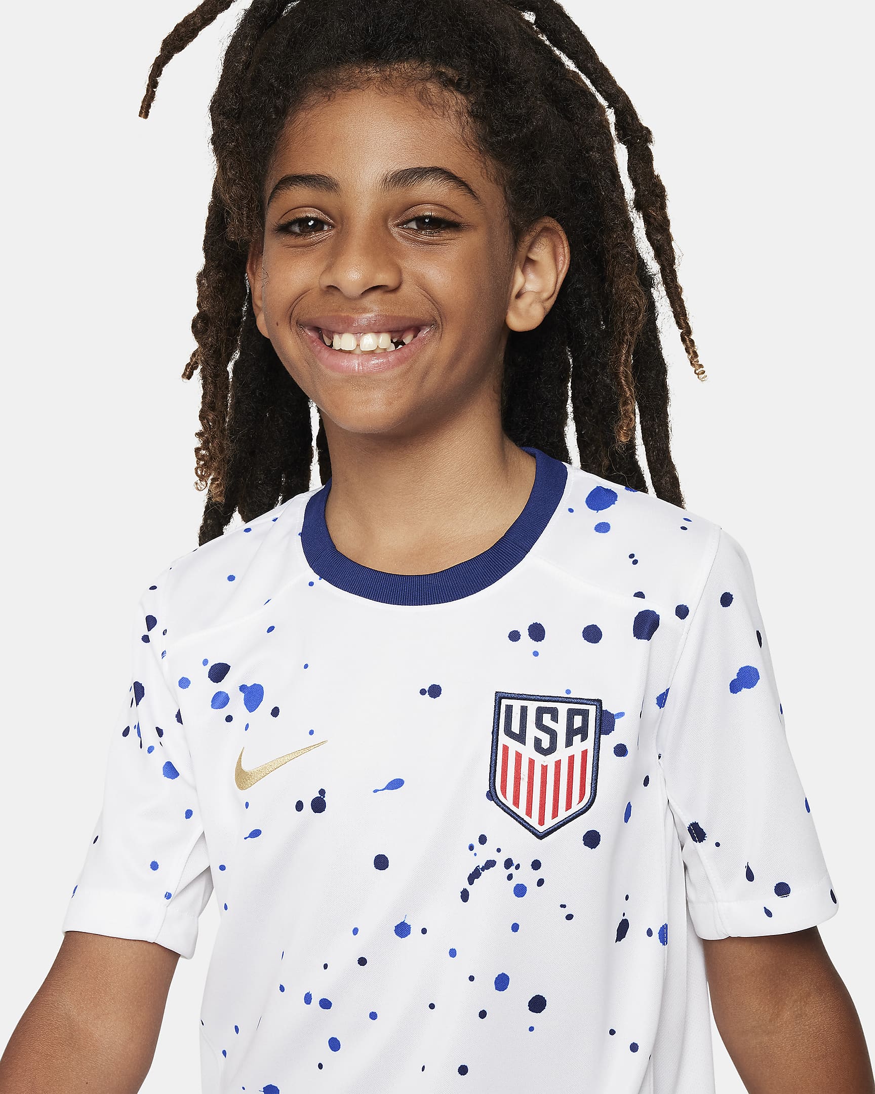 USMNT 2023 Stadium Home Big Kids' (Boys') Nike Dri-FIT Soccer Jersey ...