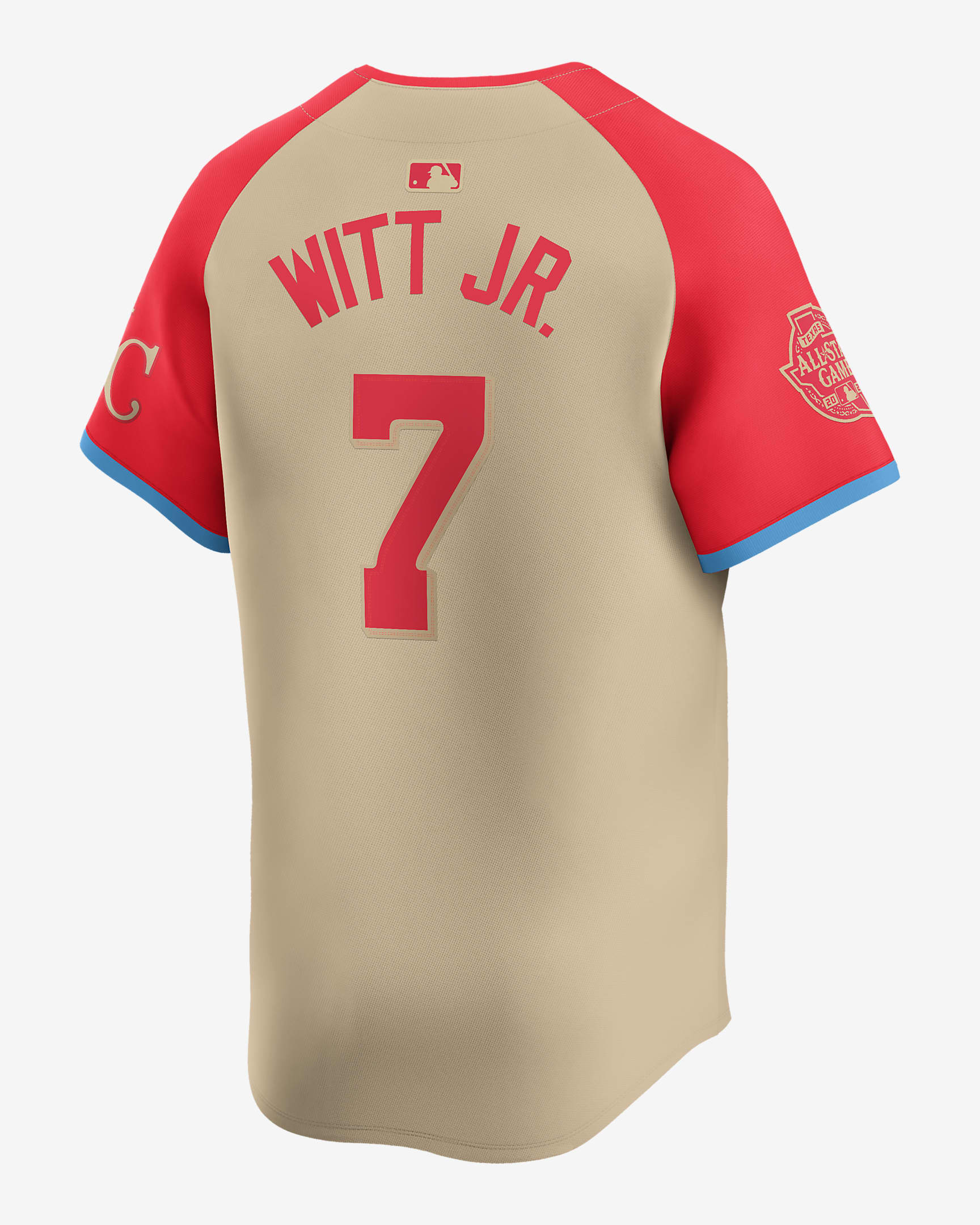 Jersey Nike DriFIT ADV de la MLB Limited para hombre Bobby Witt Jr