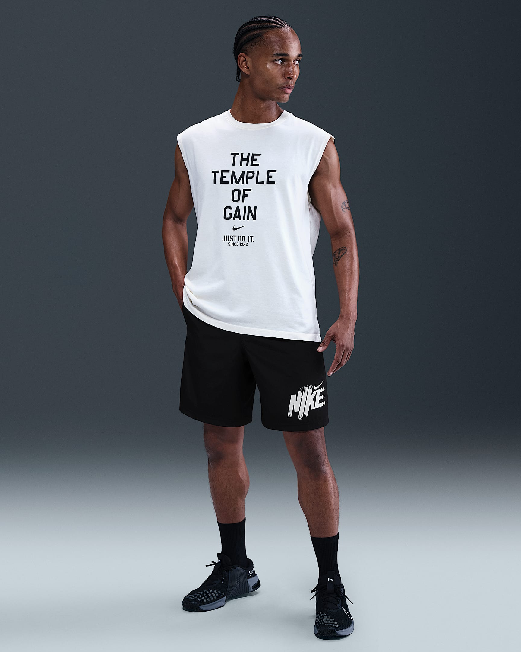 Nike Form Men's Dri-FIT 23cm (approx.) Unlined Versatile Shorts - Black/White