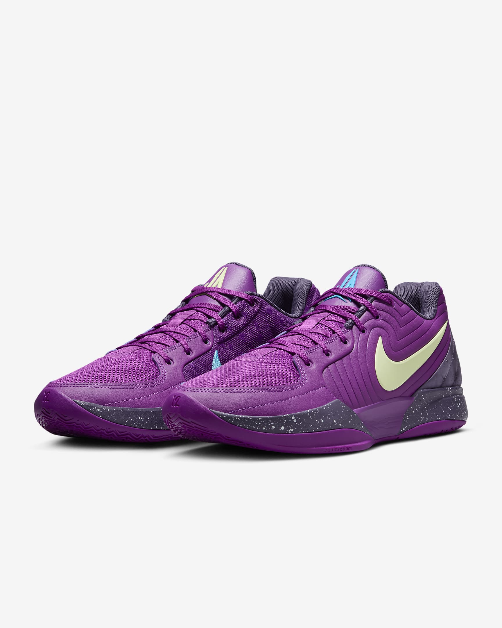 Ja 2 Basketball Shoes - Bold Berry/Light Lemon Twist/Dark Raisin/Baltic Blue