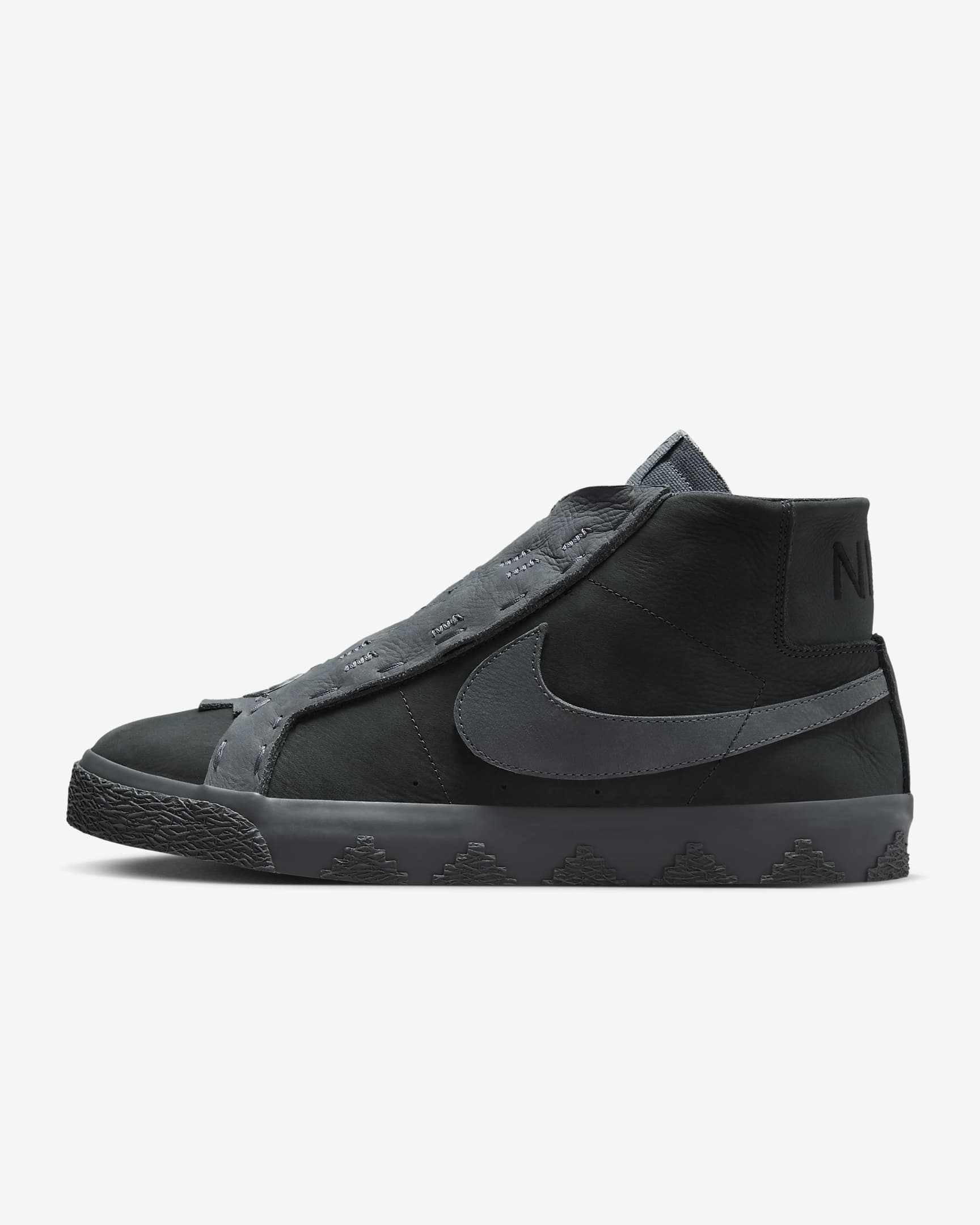 Nike Zoom Blazer Mid Skate Shoes - Anthracite/Dark Smoke Grey