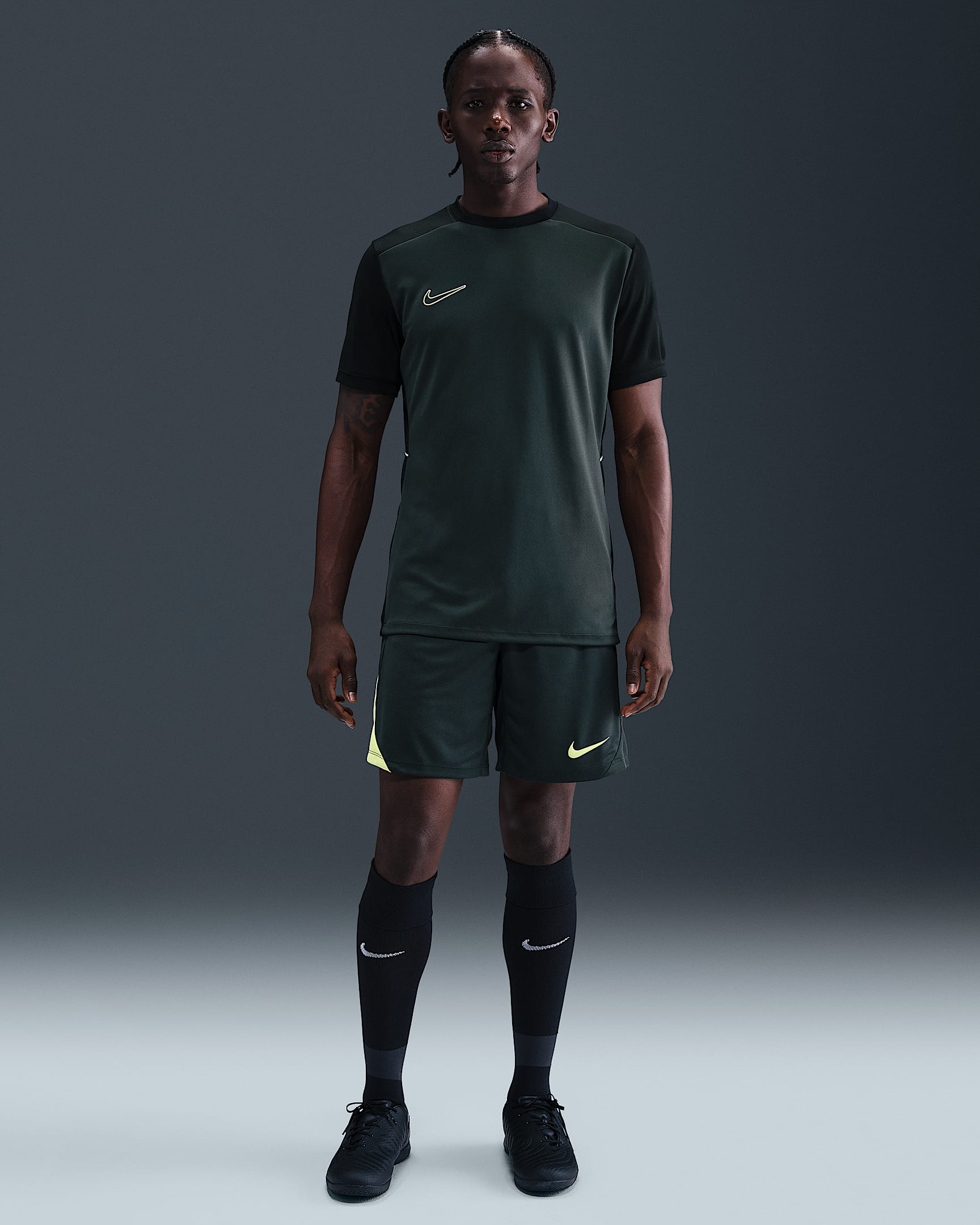 Nike Strike Men's Dri-FIT Football Shorts - Seaweed/Seaweed/Limelight/Limelight