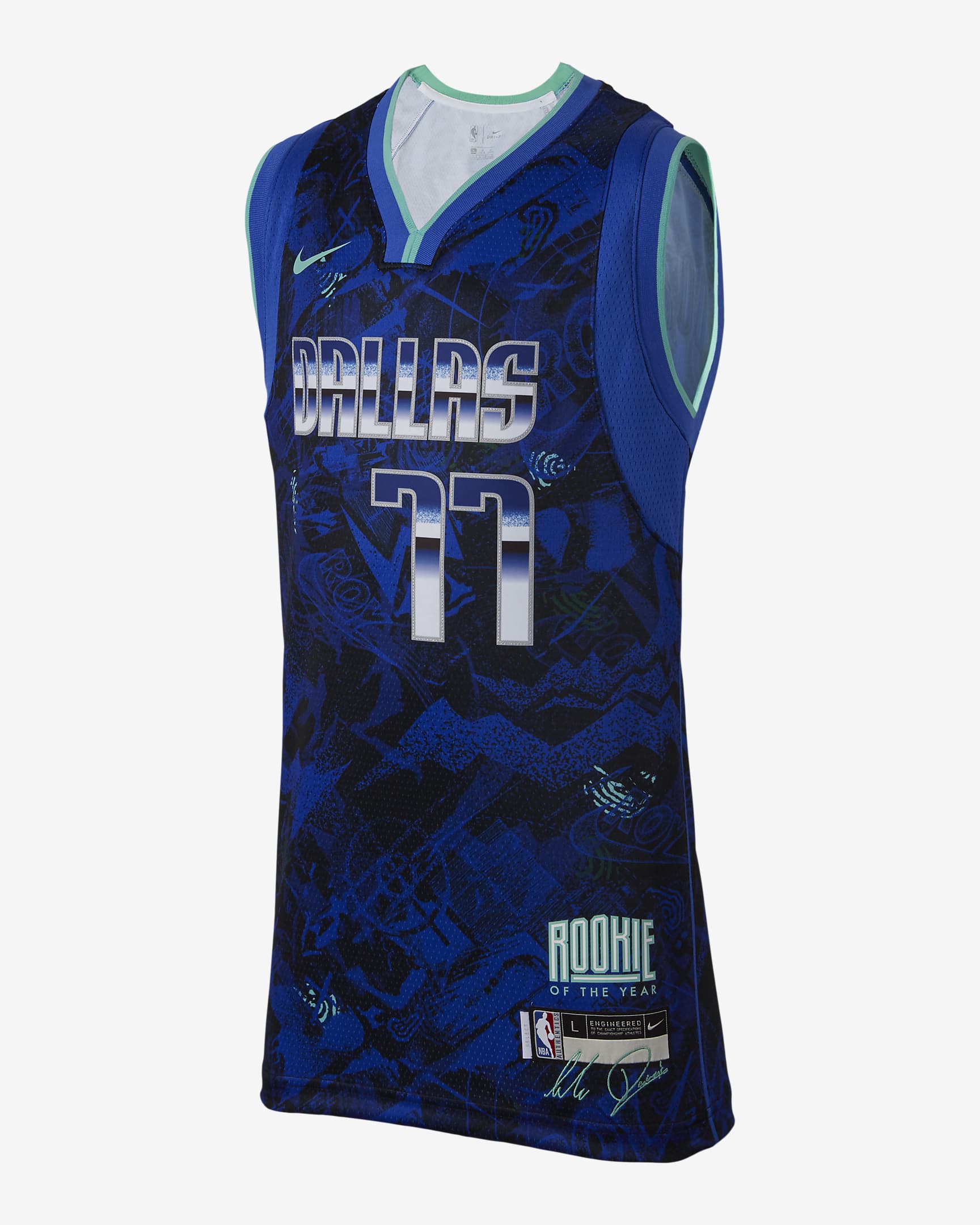luka doncic anthracite jersey