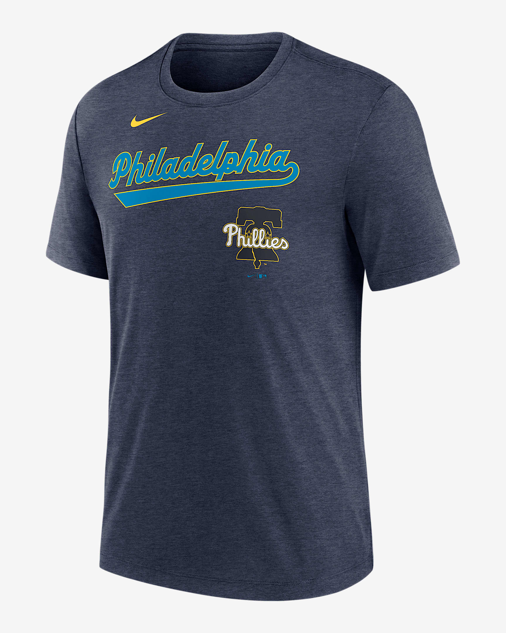 Philadelphia Phillies City Connect Men's Nike MLB T-Shirt - Navy Heather