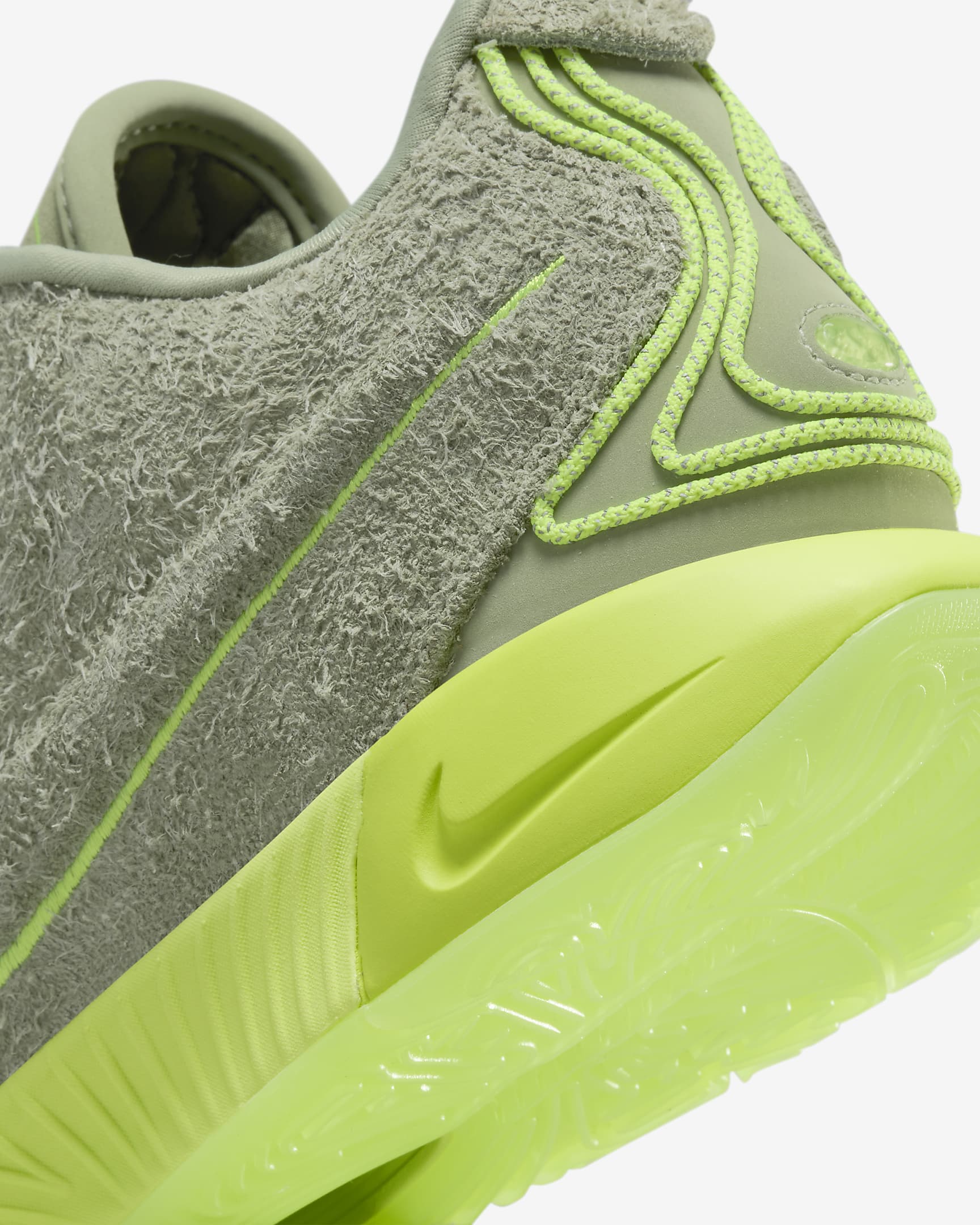 LeBron XXI Basketball Shoes - Oil Green/Volt/Volt