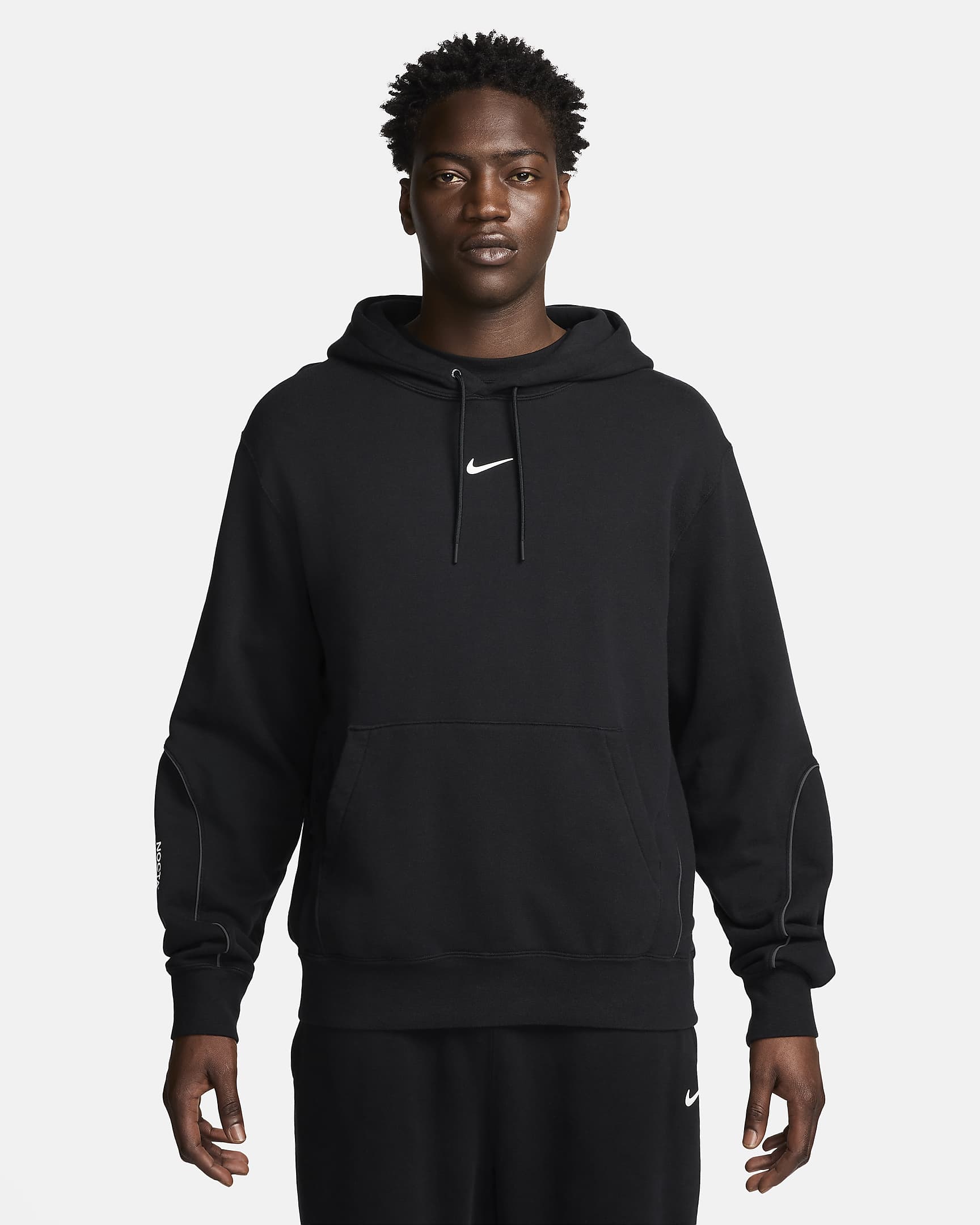 Sweat à capuche en tissu Fleece CS NOCTA NOCTA - Noir/Noir/Blanc