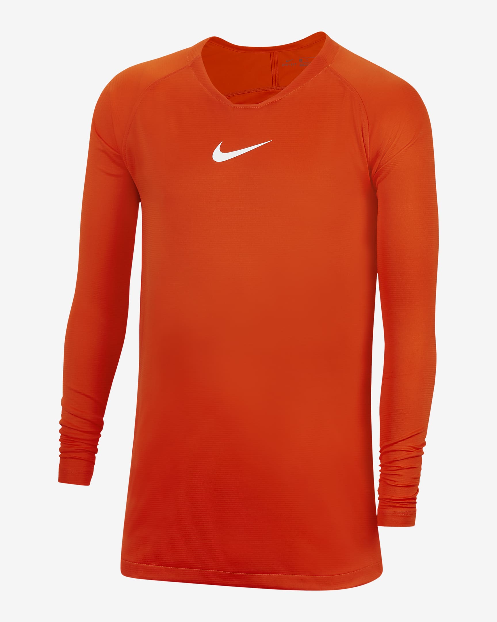 Nike Dri-FIT Park First Layer Kids' Soccer Jersey - Safety Orange/White