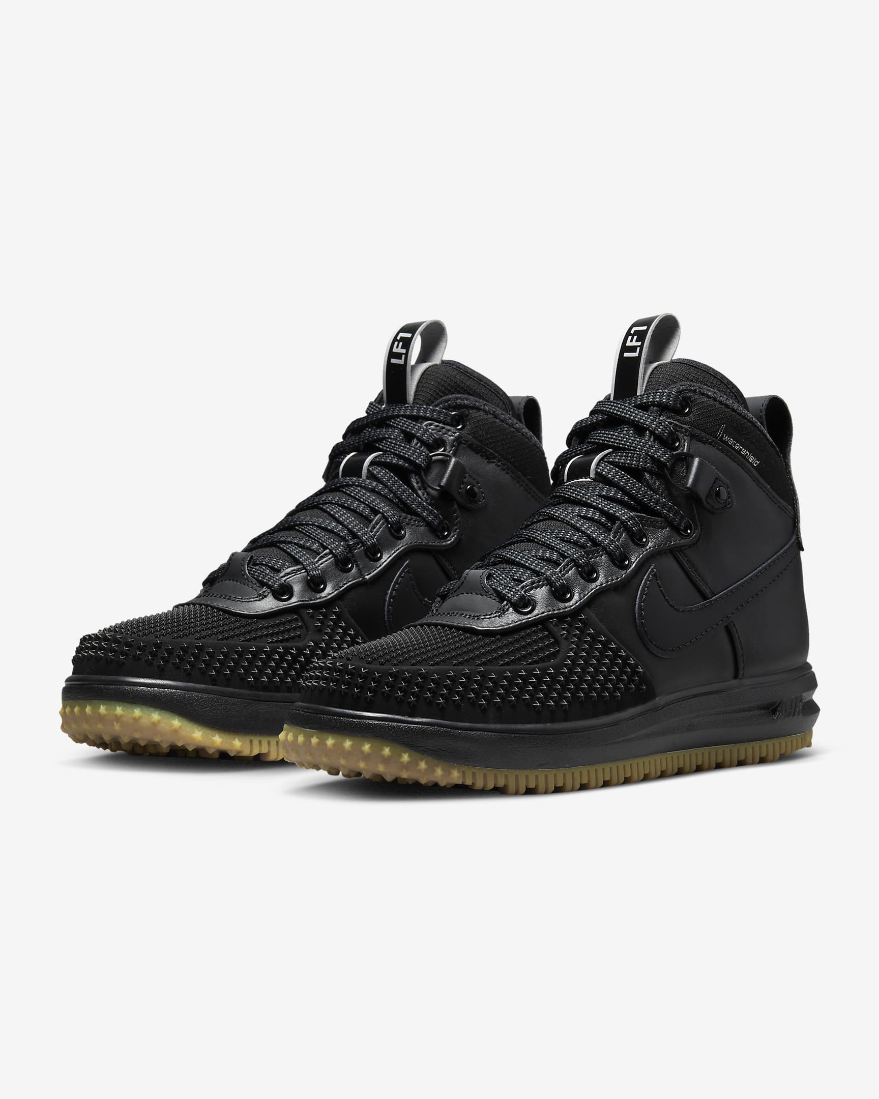 Nike Lunar Force 1 Men's Duckboot - Black/Metallic Silver/Anthracite/Black