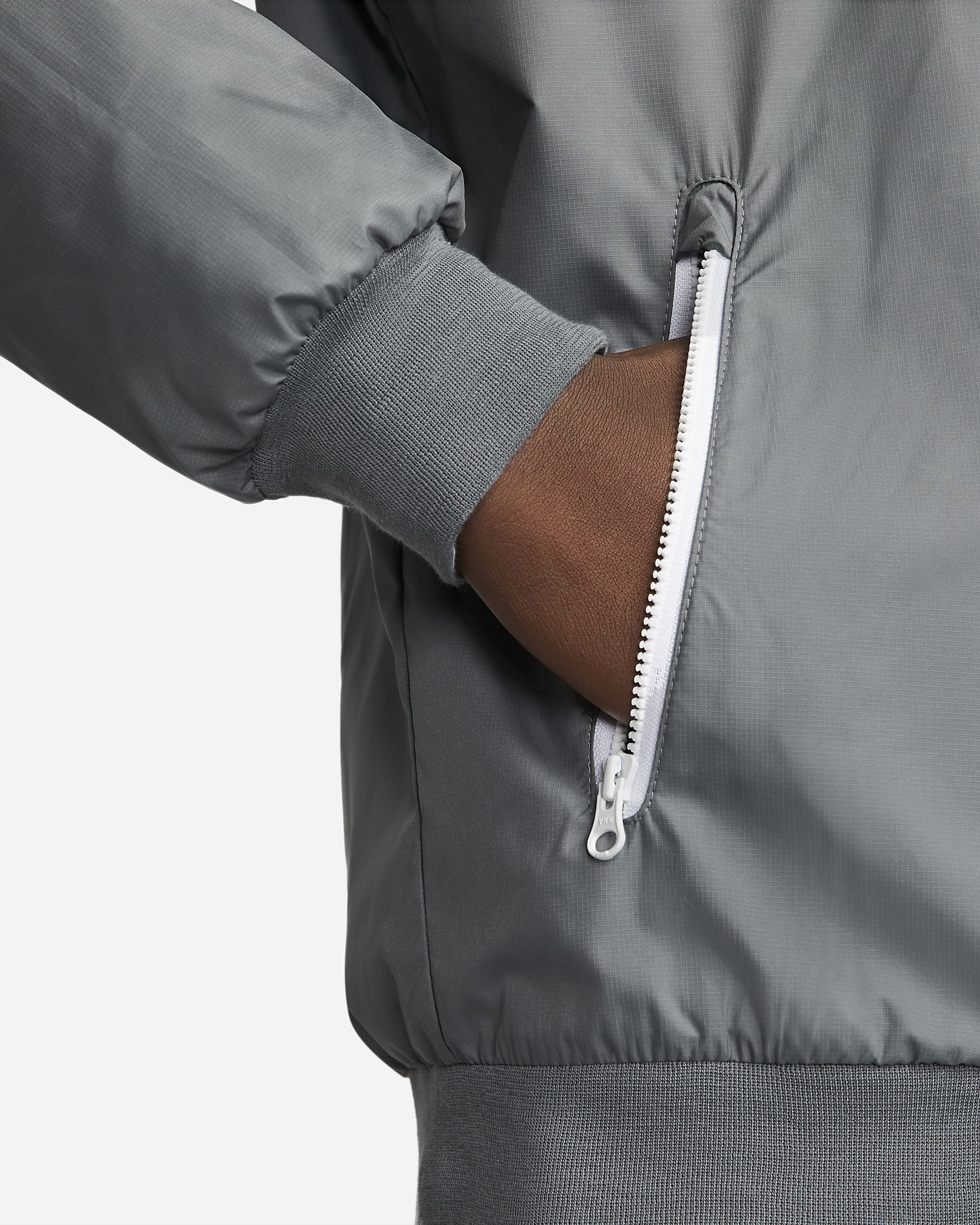 Nike Sportswear Windrunner herrejakke - Smoke Grey/Hvit/Smoke Grey/Svart