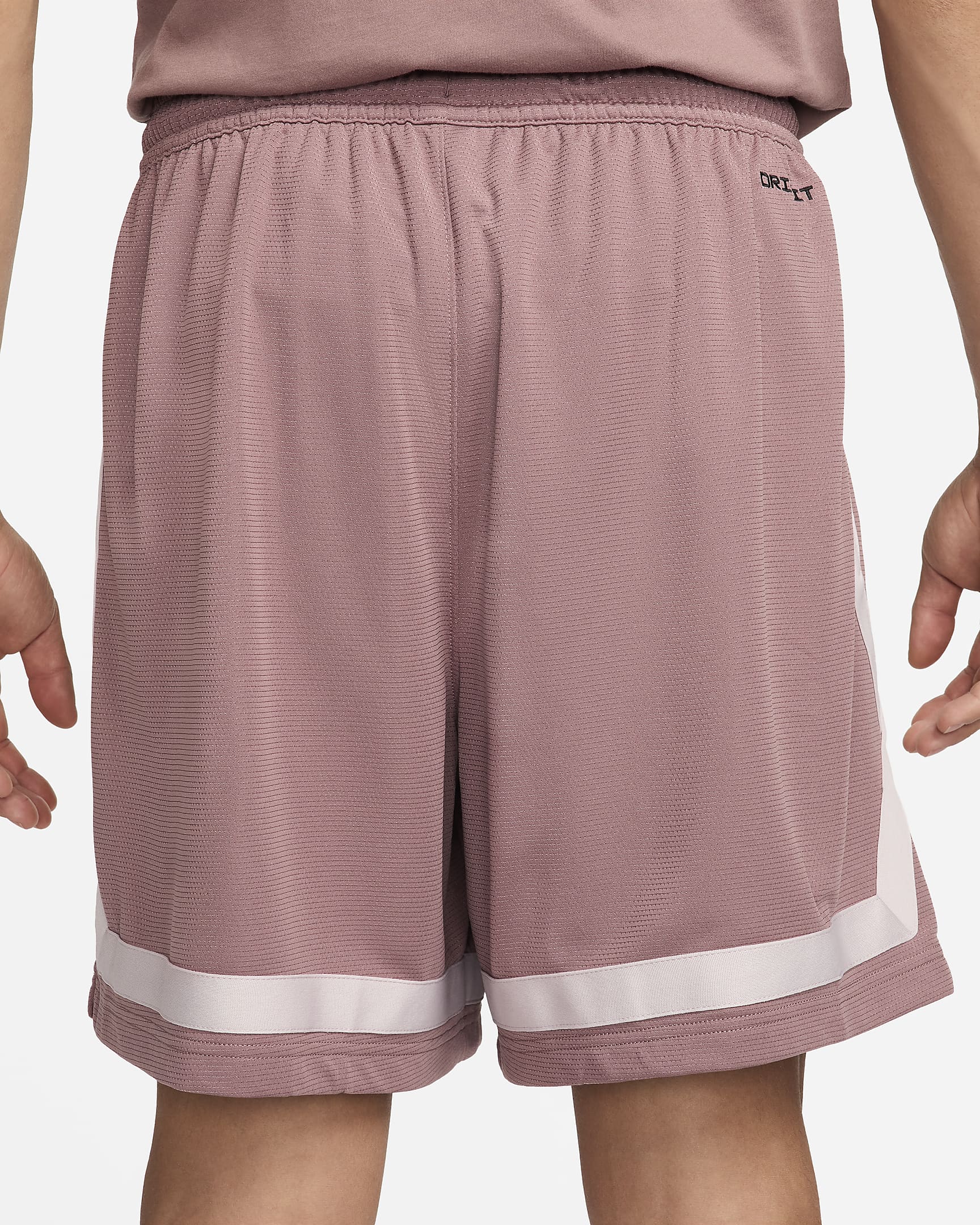 Shorts de básquetbol Sabrina Dri-FIT - Malva humeante/Blanco cumbre