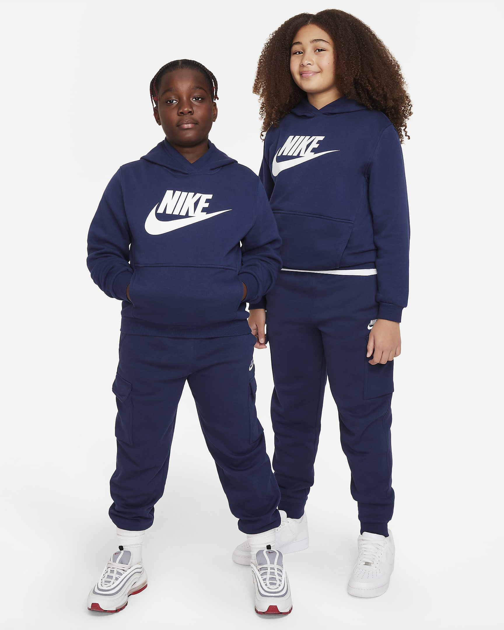 Nike Sportswear Club Fleece Big Kids' Hoodie (Extended Size). Nike.com
