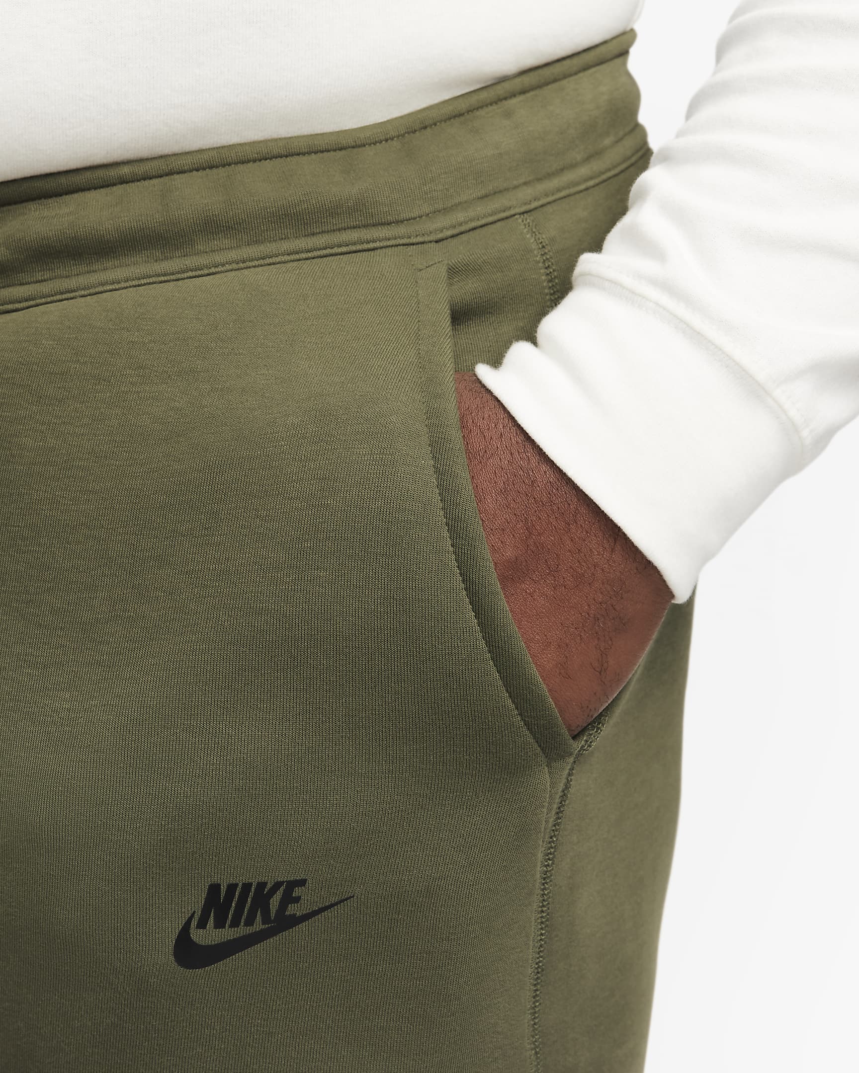 Nike Sportswear Tech Fleece Joggers - Home - Medium Olive/Negre