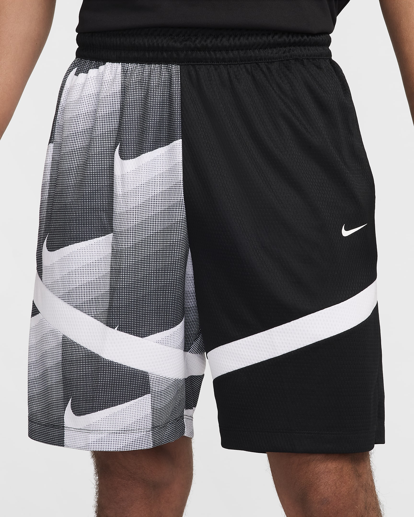 Nike Icon Men's 8" Dri-FIT Basketball Shorts - Black/White/White/White