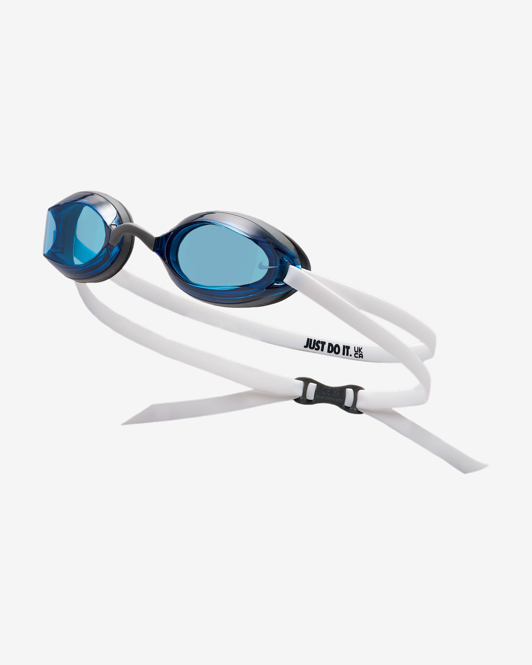 Lentes para nadar Nike Swim Legacy - Azul medio/Blanco/Gris hierro/Blanco