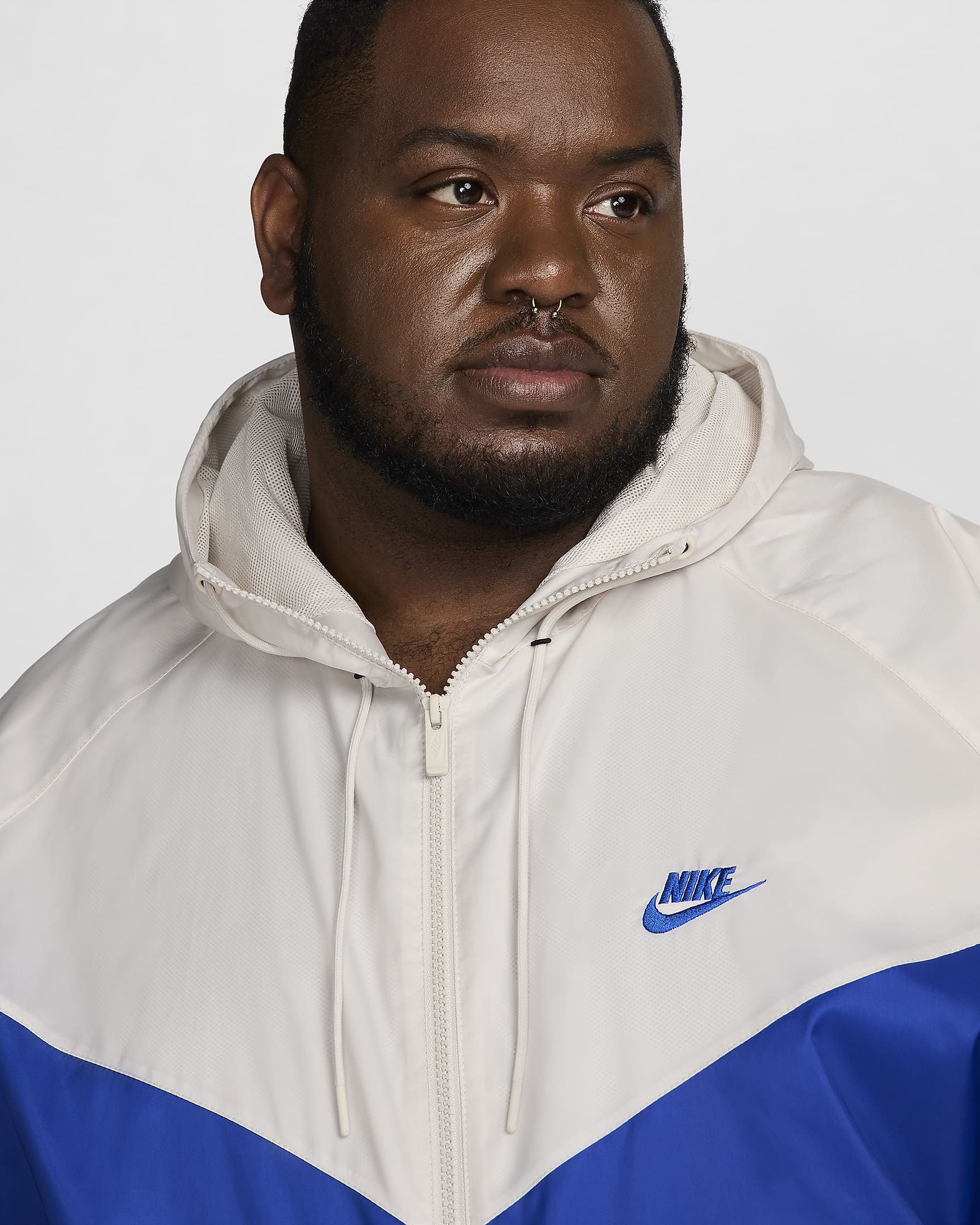 Nike Sportswear Windrunner Men's Hooded Jacket - Game Royal/Light Orewood Brown/Game Royal