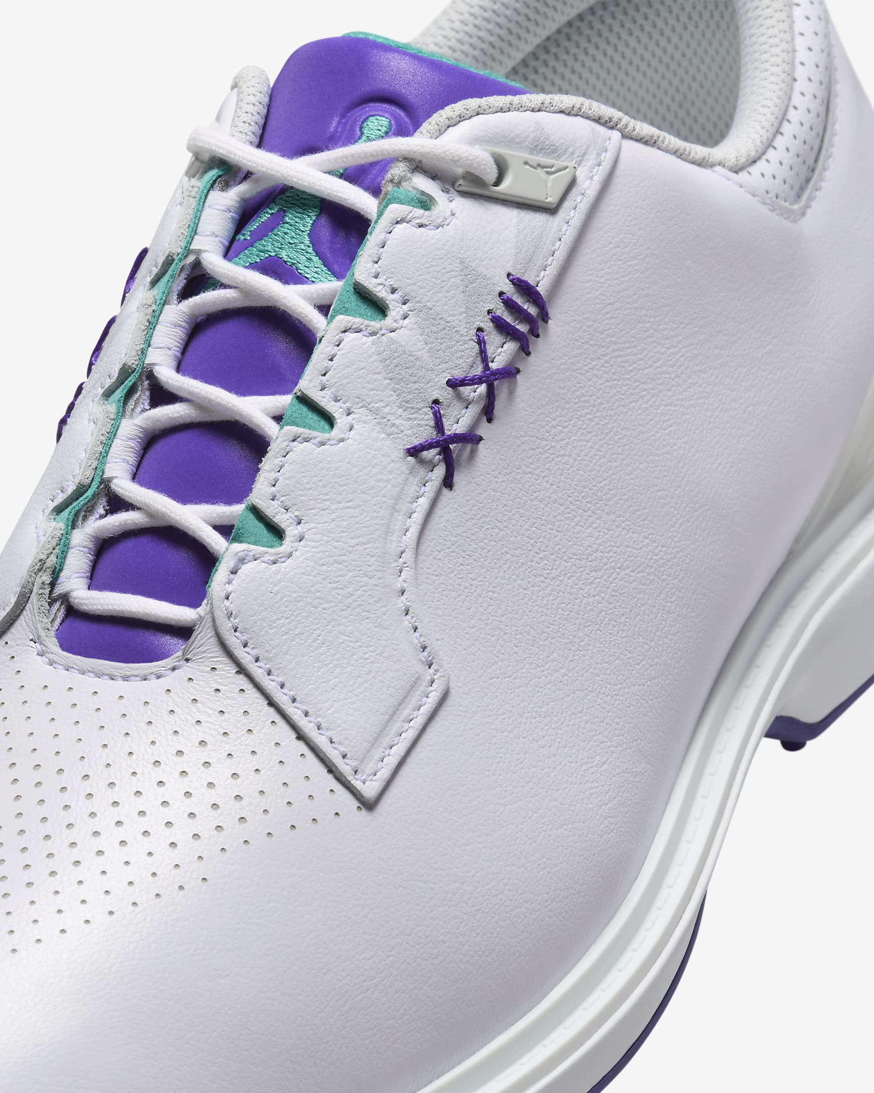 Jordan ADG 5 golfschoenen - Wit/Emerald Rise/Grape Ice