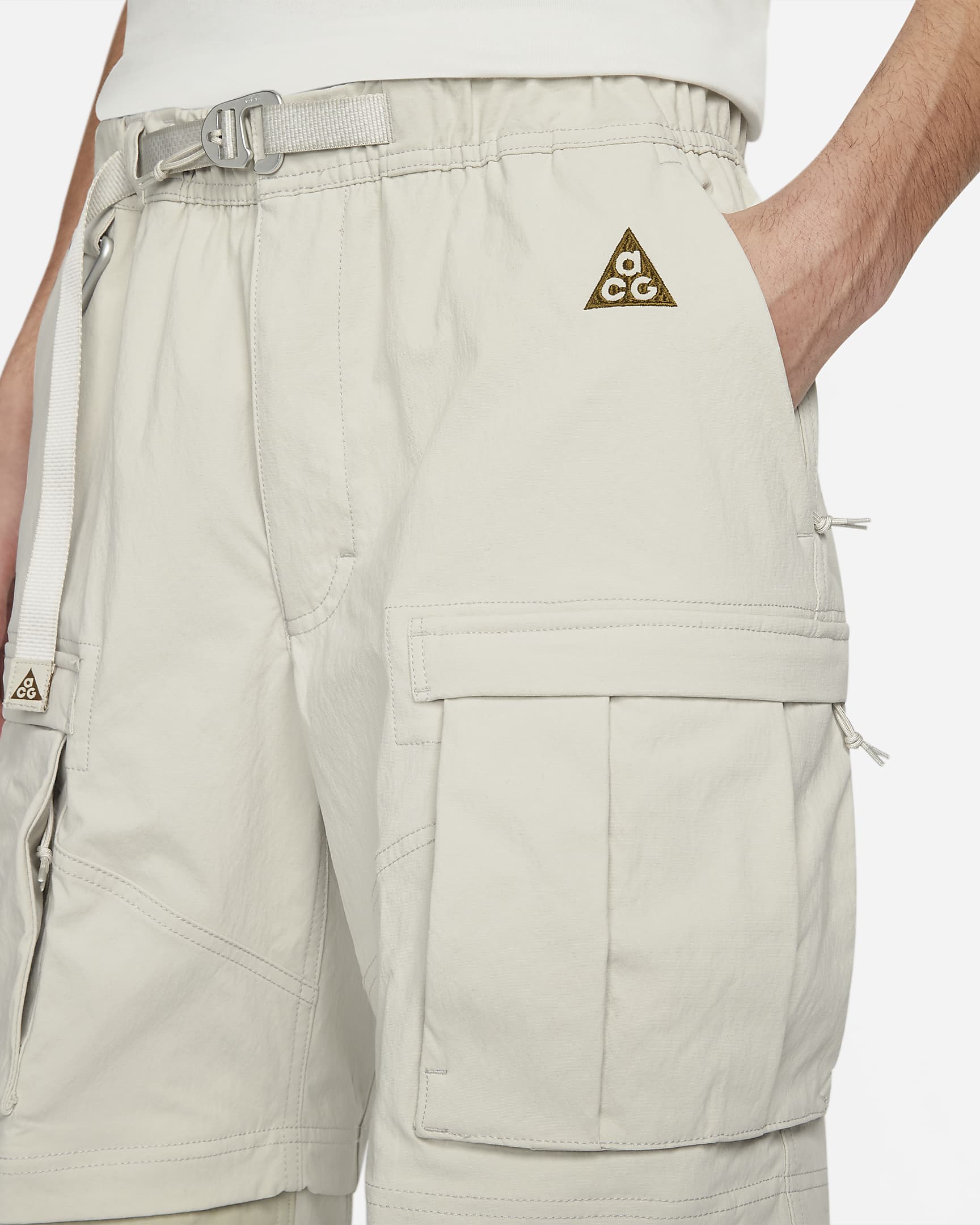 Nike ACG 'Smith Summit' Men's Cargo Trousers - Light Bone/Light Stone