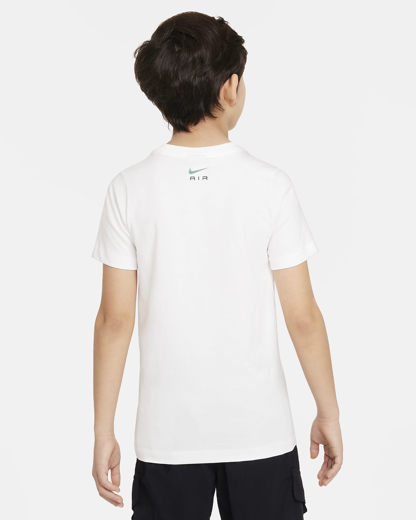 Nike Air Big Kids' (Boys') T-Shirt - White/Black
