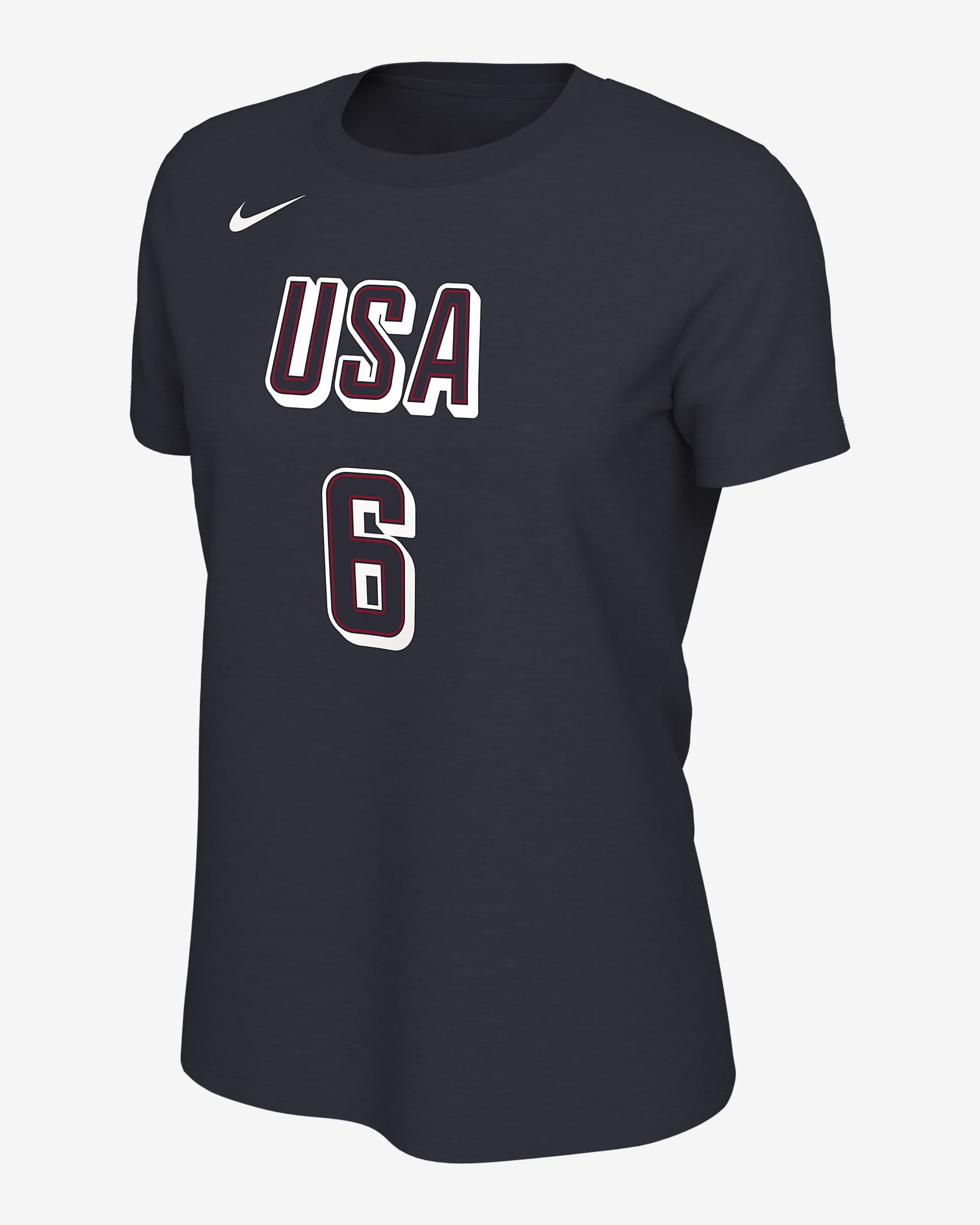 LeBron James USA Women's Nike Basketball TShirt.