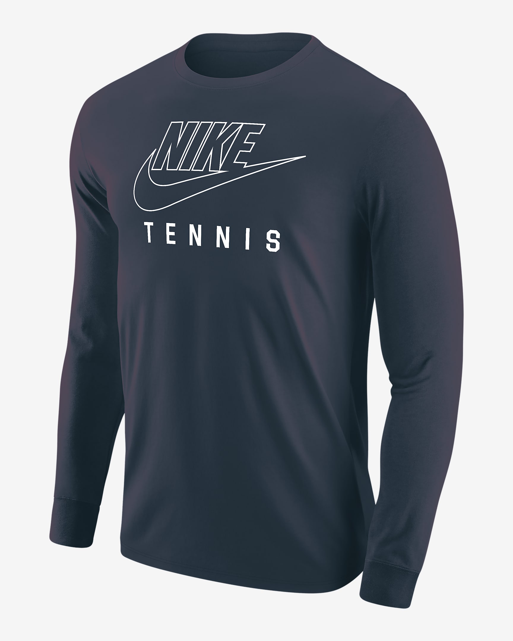 Nike Swoosh Men's Tennis Long-Sleeve T-Shirt - Thunder Blue