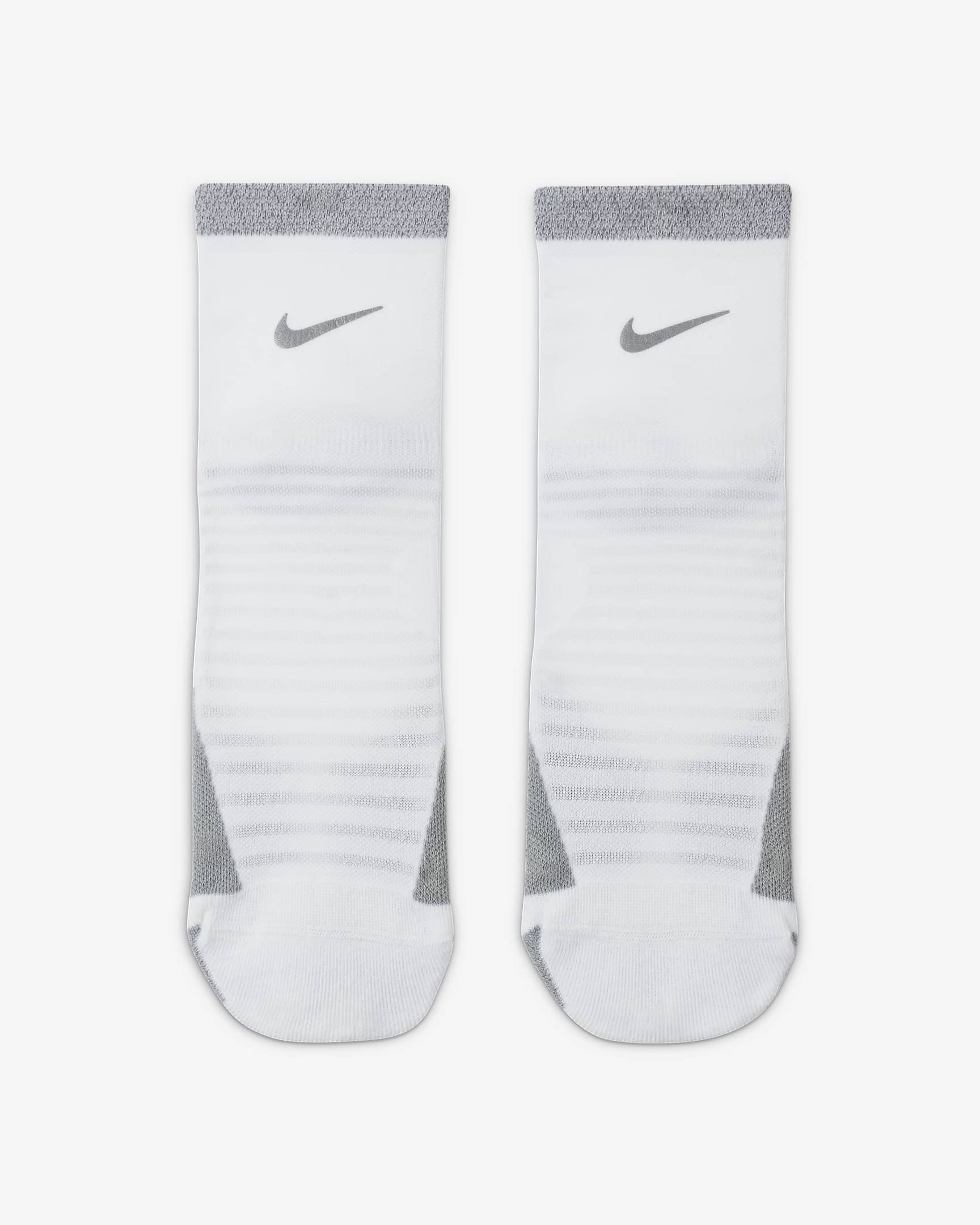 Nike Dri-FIT Spark Cushioned Ankle Running Socks - White/Reflect Silver