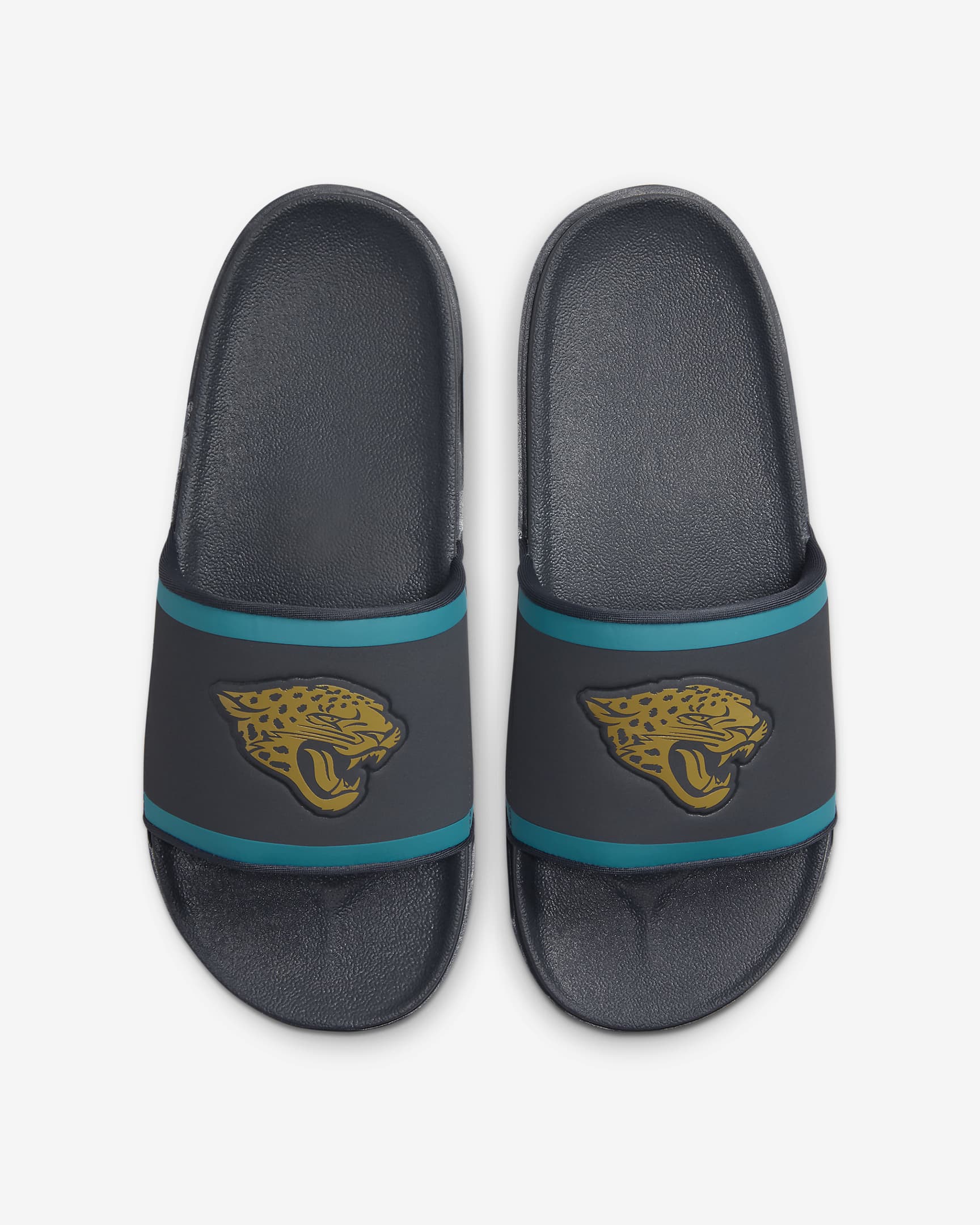 Nike Offcourt (NFL Jacksonville Jaguars) Slide - Anthracite/Blustery/Ochre