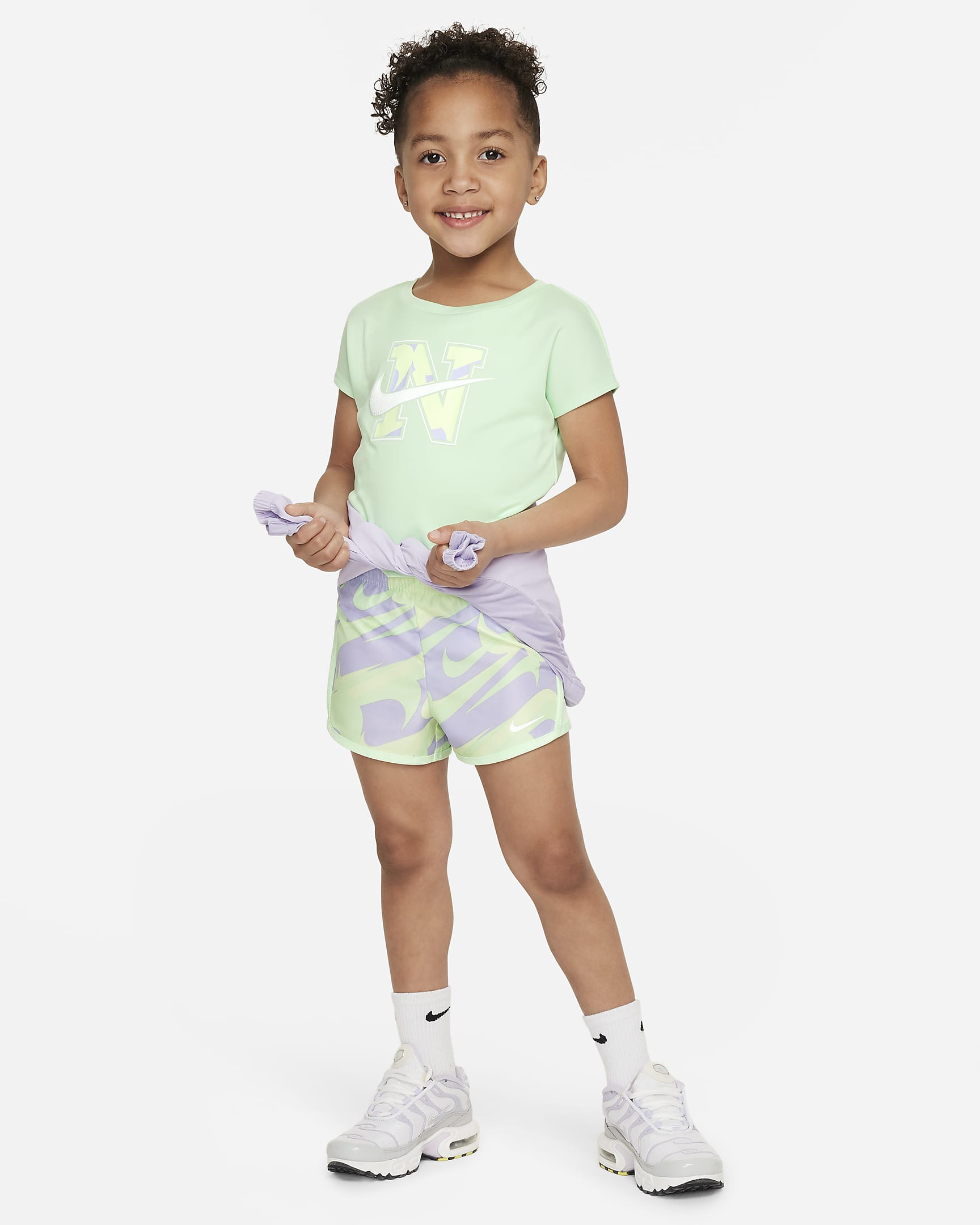 Nike Dri-FIT Prep in Your Step Conjunto Tempo - Infantil - Hydrangeas