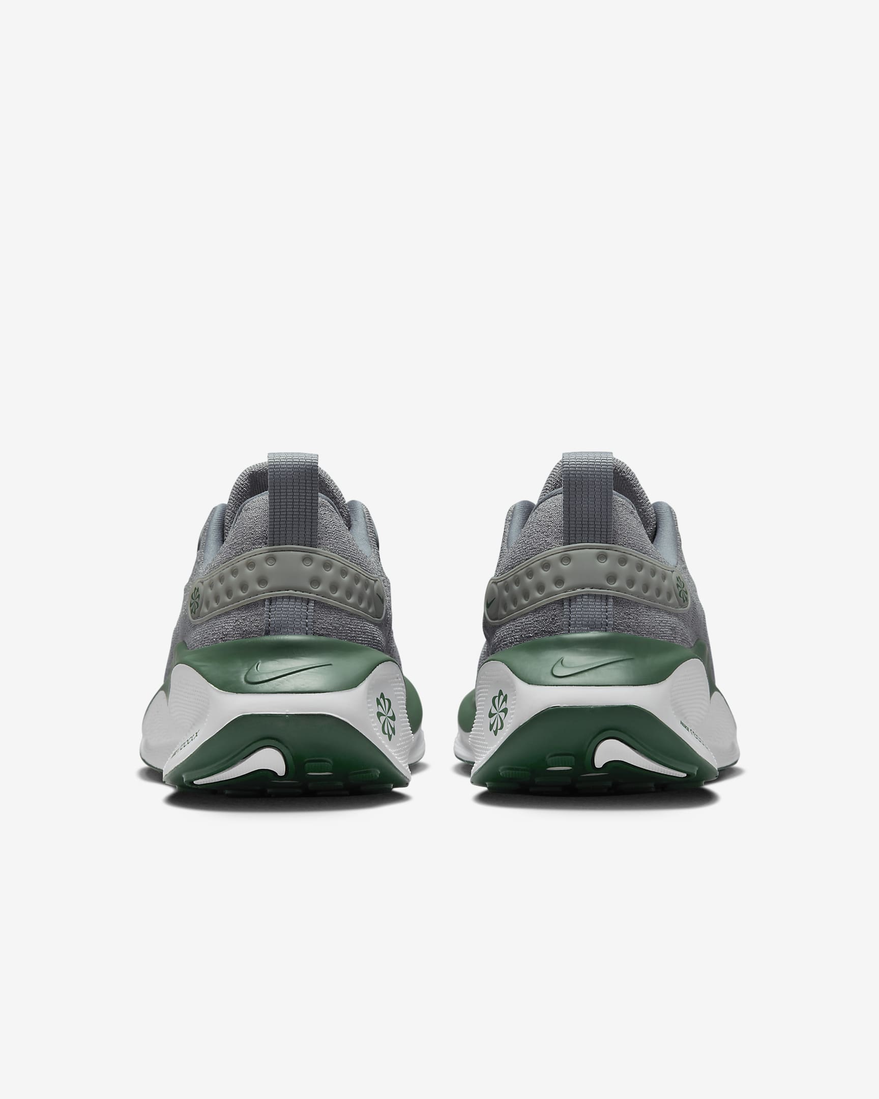 Nike InfinityRN 4 (Team) Men's Road Running Shoes - Cool Grey/Gorge Green/White