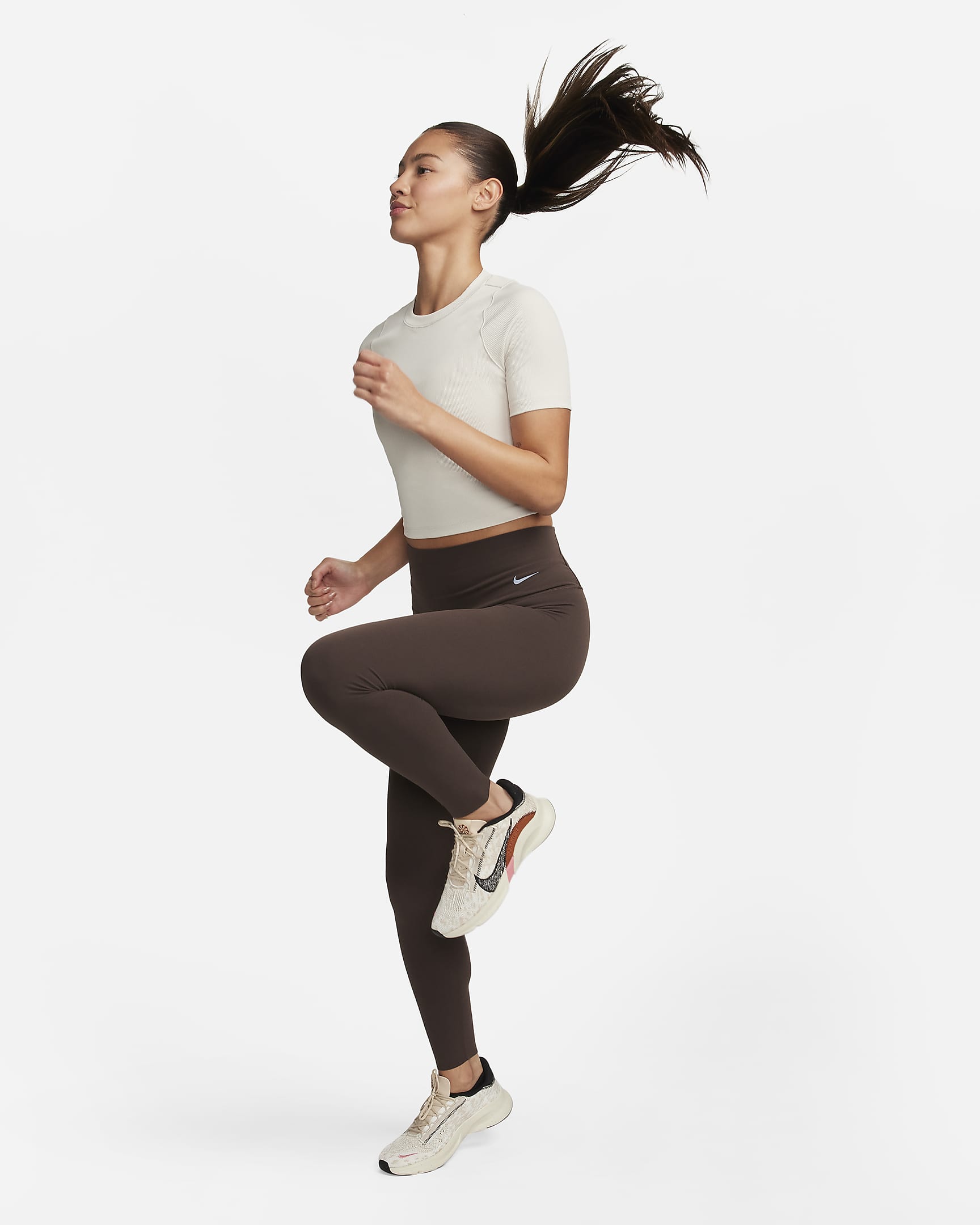 Nike Zenvy Rib Women's Dri-FIT Short-Sleeve Cropped Top. Nike ID
