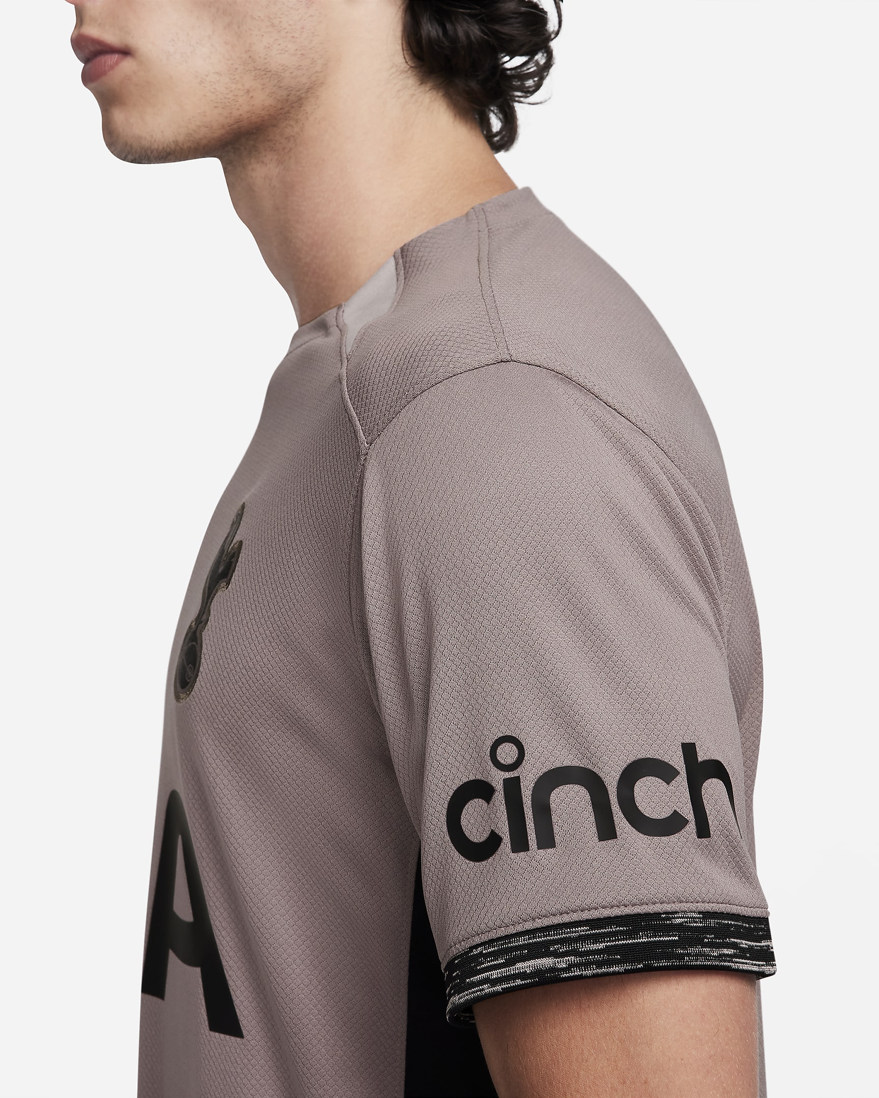 Tottenham Hotspur 2023/24 Stadium Third Nike Dri-FIT-fodboldtrøje til mænd - Taupe Haze/Diffused Taupe/sort