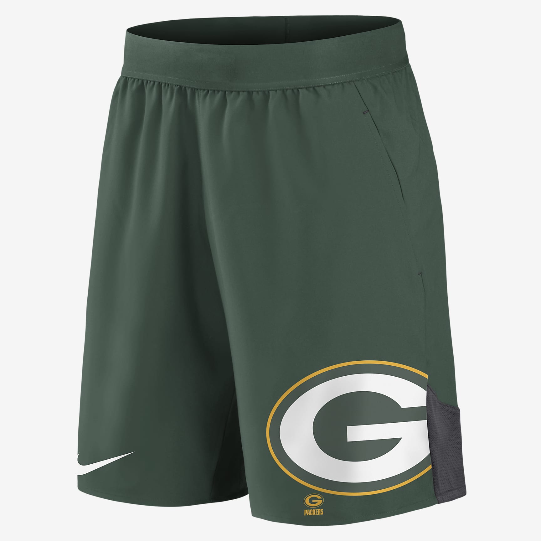 Nike DriFIT Stretch (NFL Green Bay Packers) Men's Shorts.