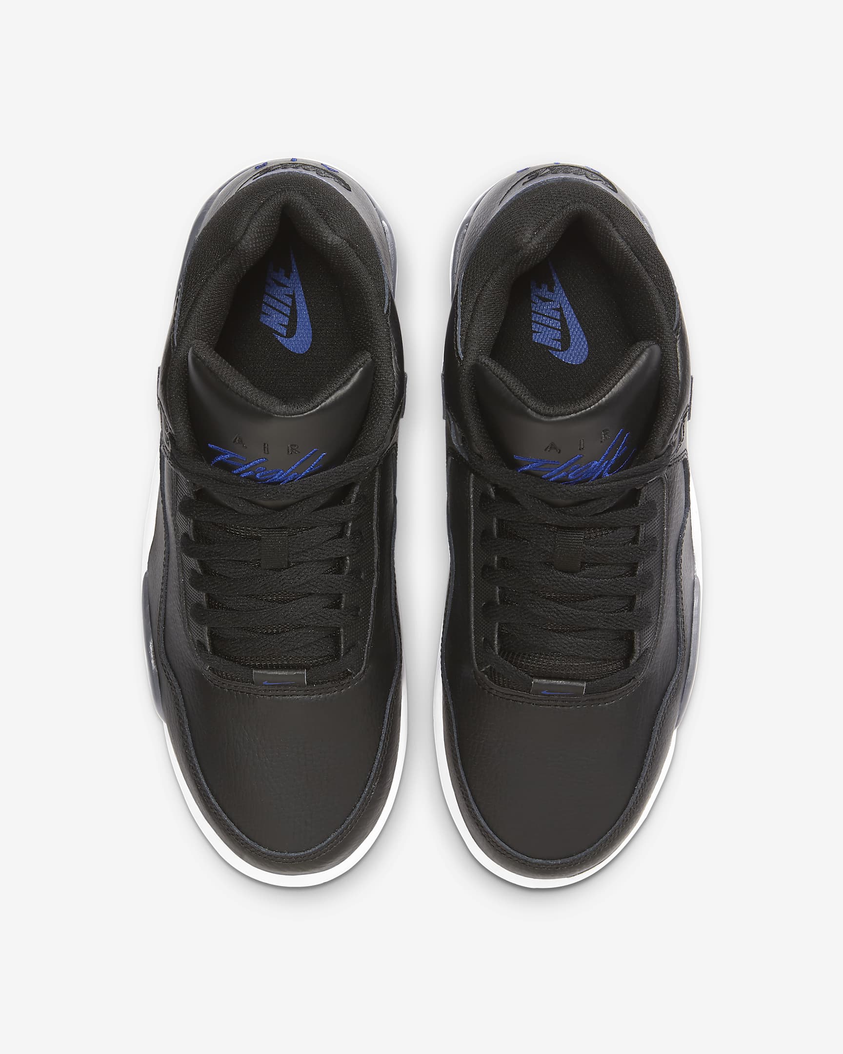 Nike Flight Legacy Men's Shoes - Black/Dark Smoke Grey/White/Hyper Blue