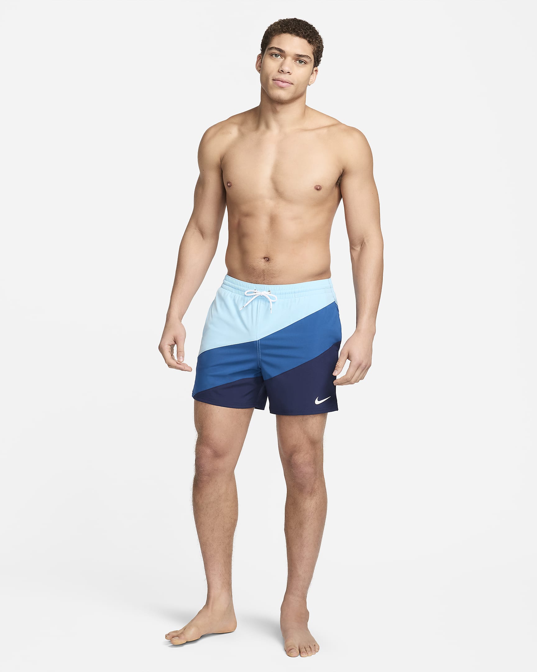 Shorts de voleibol de 13 cm para hombre Natación Nike - Azul acuario