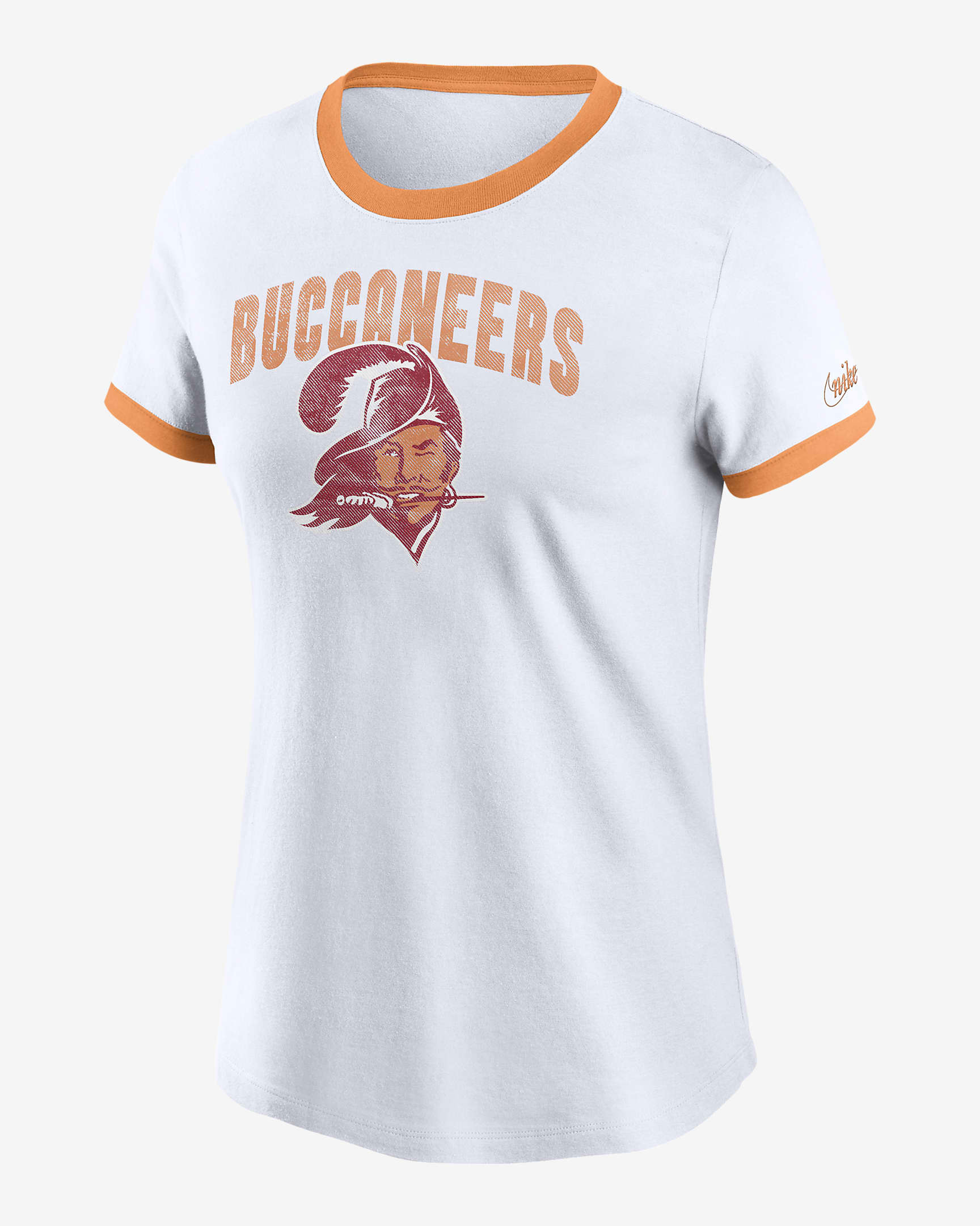 Playera Ringer para mujer Nike Rewind (NFL Tampa Bay Buccaneers). Nike.com