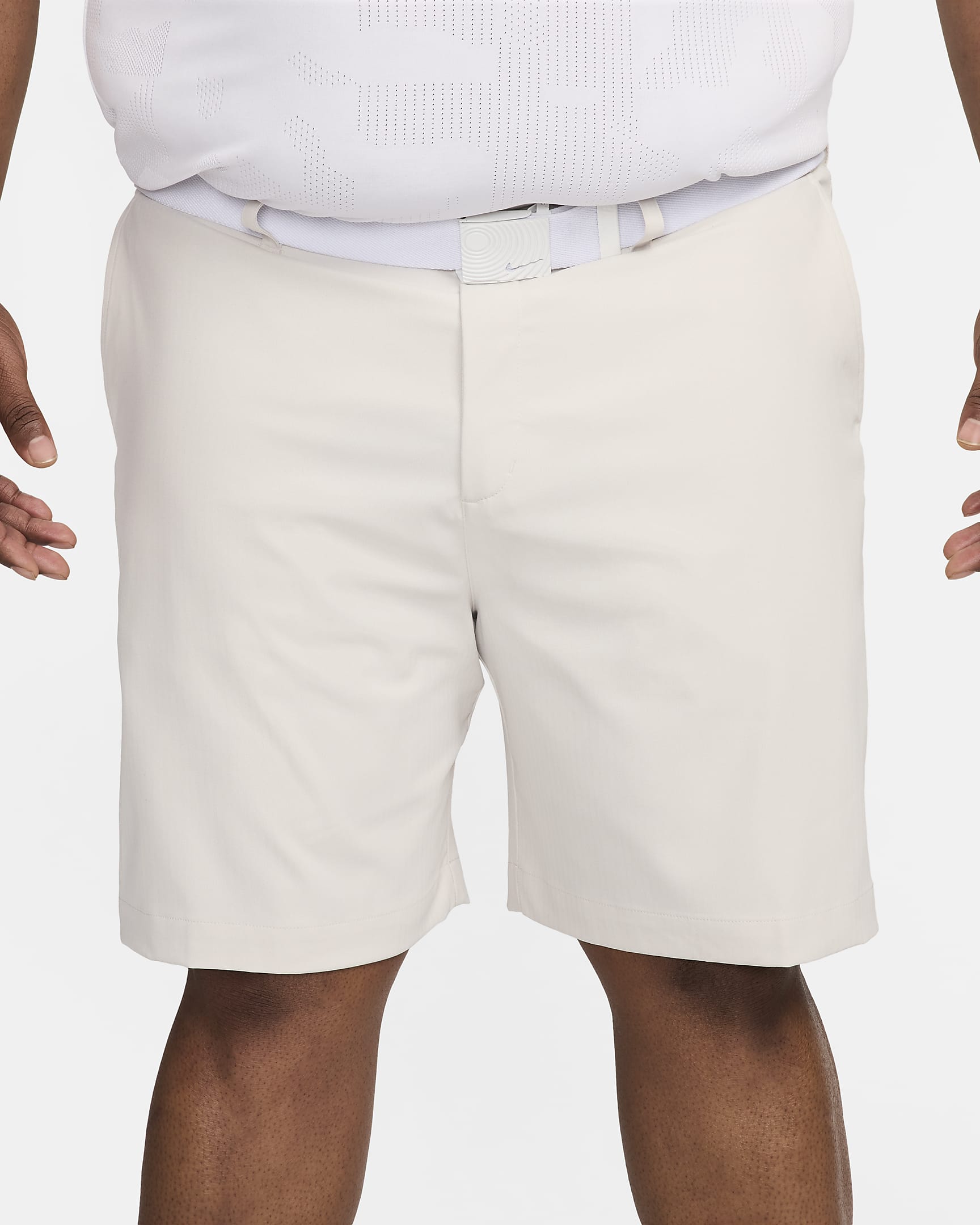 Calções de golfe estilo chino de 20 cm Nike Tour para homem - Light Bone/Preto