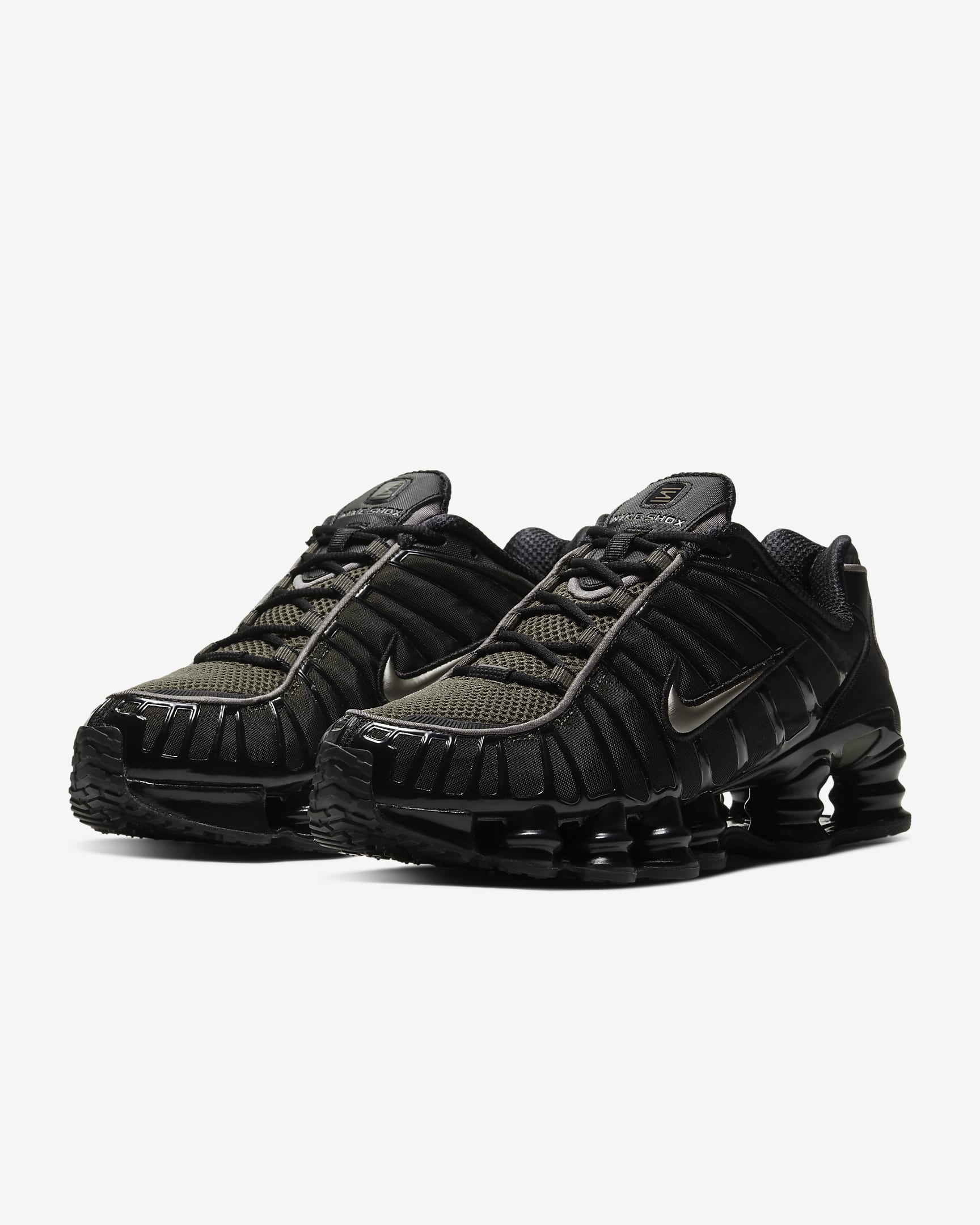 Nike Shox TL Men's Shoes - Black/Cargo Khaki/Metallic Pewter