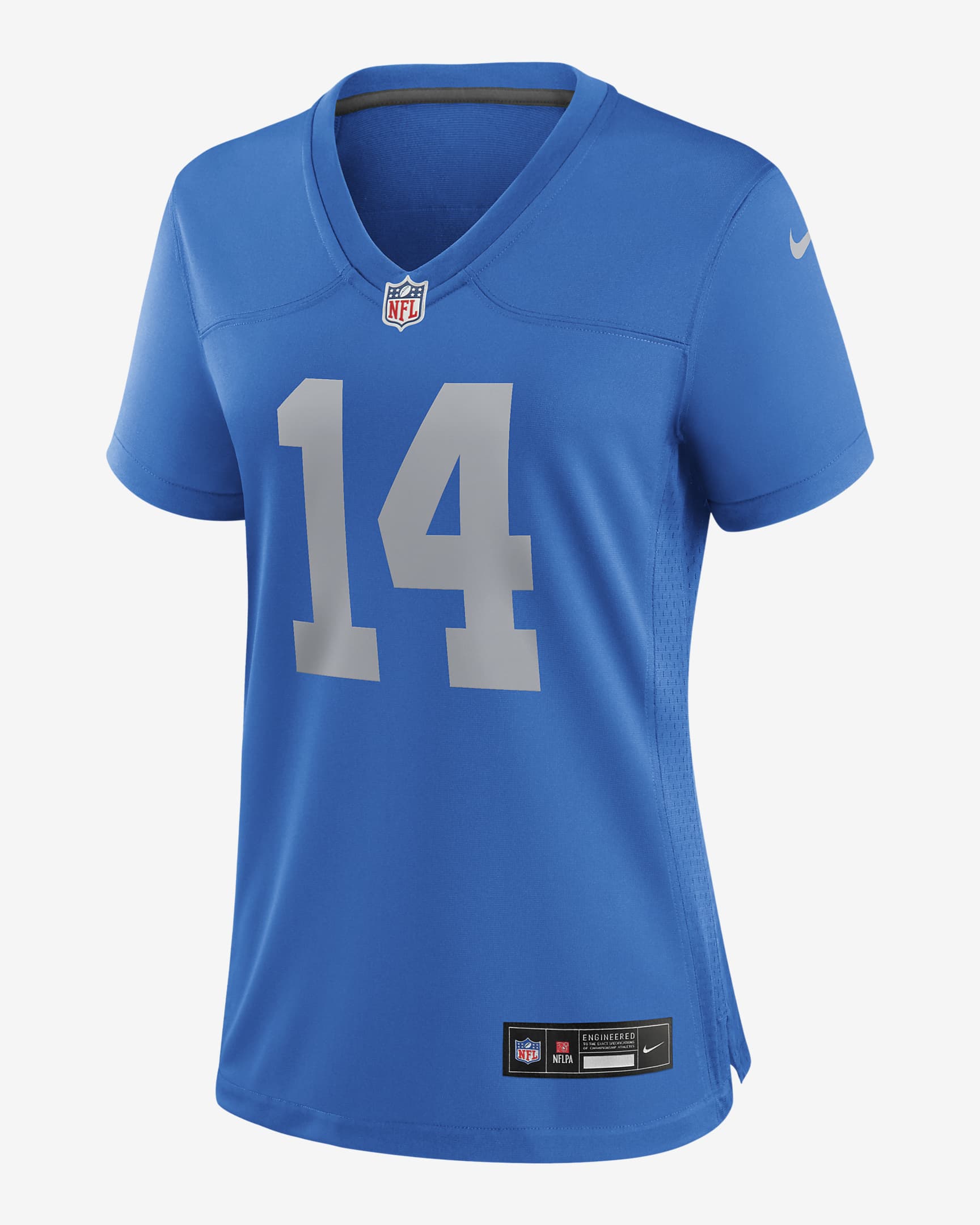 Amon-Ra St. Brown Detroit Lions Women's Nike NFL Game Football Jersey - Blue