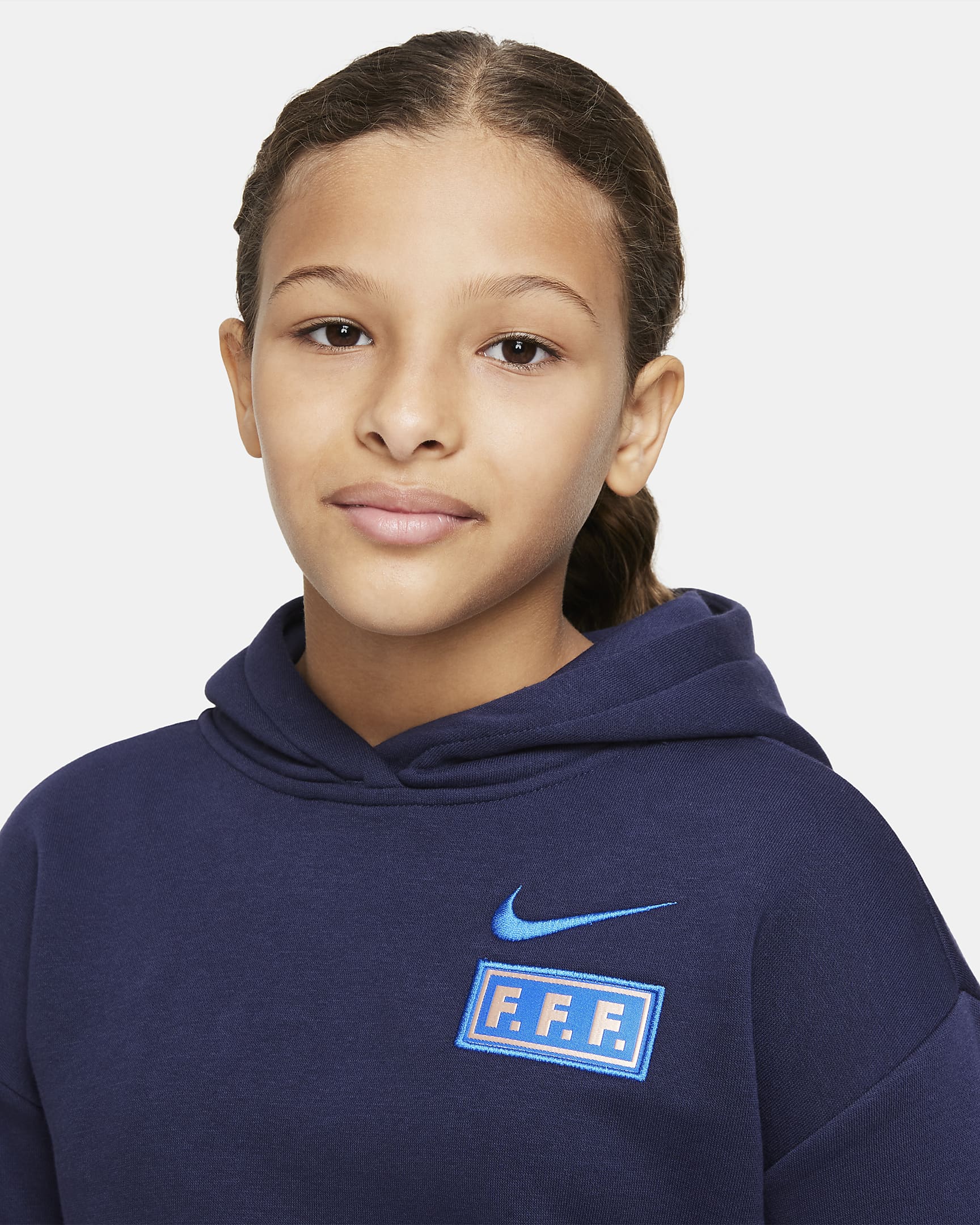 FFF Older Kids' Cropped Hoodie. Nike AU