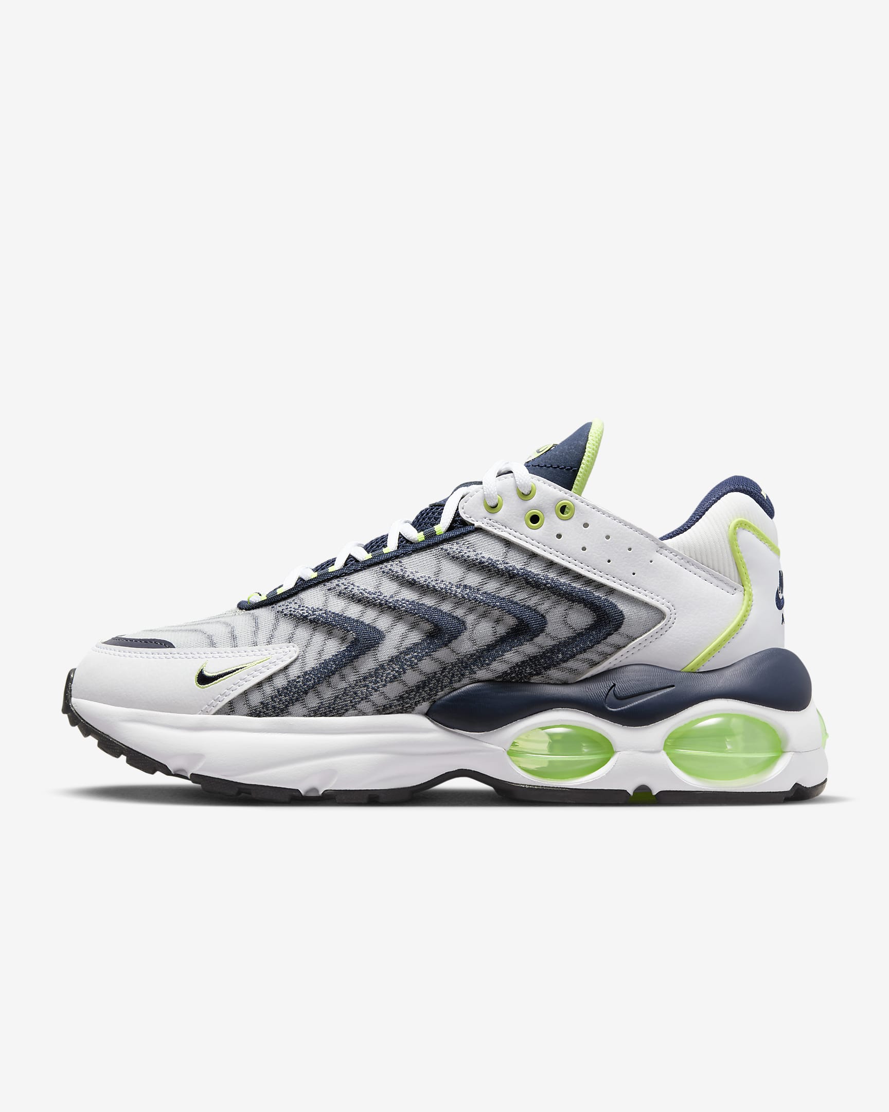 Nike Air Max TW Men's Shoes - White/Light Lemon Twist/Pure Platinum/Midnight Navy