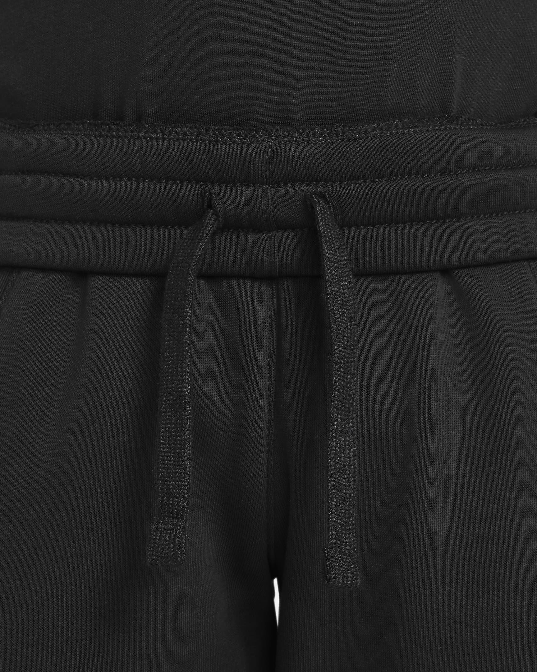 Joggers para niños talla grande Nike Club Fleece - Negro/Blanco