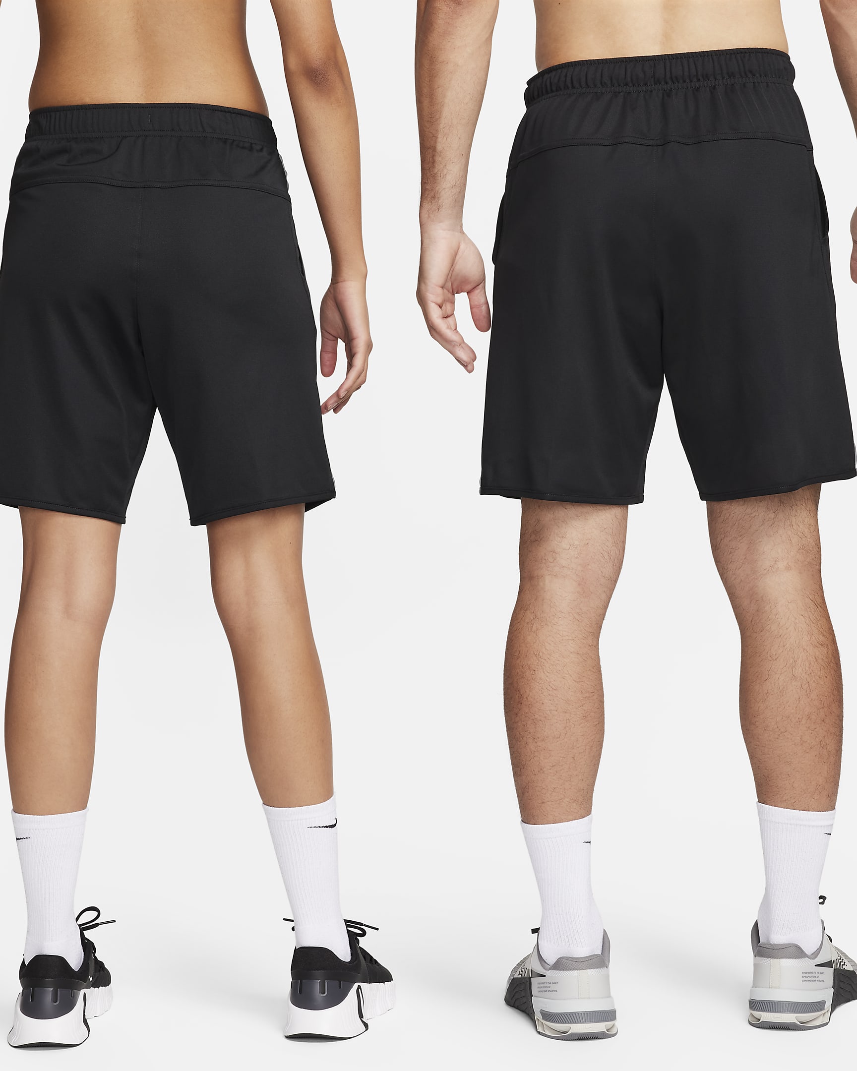 Nike Totality Pantalón corto versátil Dri-FIT de 23 cm sin forro - Hombre - Negro/Negro/Iron Grey/Blanco