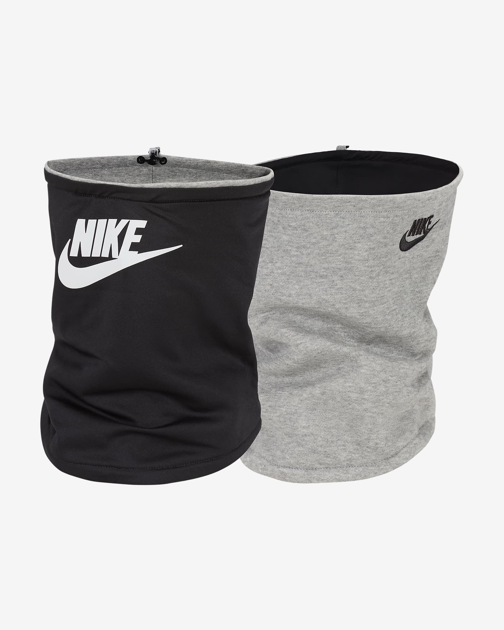Nike Club Fleece Reversible Neck Warmer - Black/Grey
