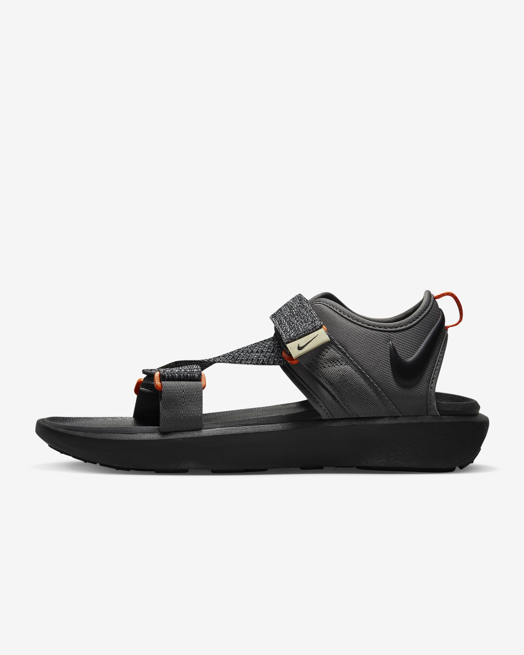 Nike Vista Men's Sandals - Smoke Grey/Safety Orange/Team Gold/Black