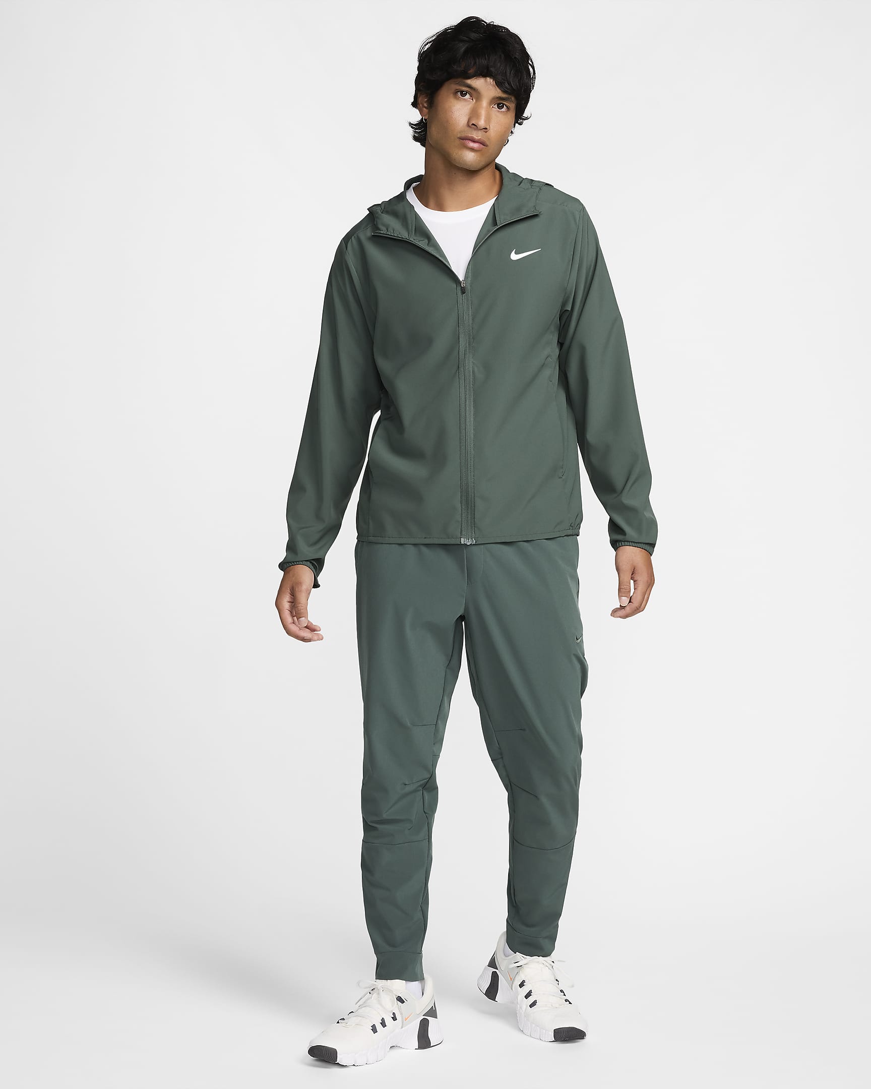 Pantalon avec ouvertures à zip Nike Dri-FIT Unlimited pour homme - Vintage Green/Noir/Vintage Green