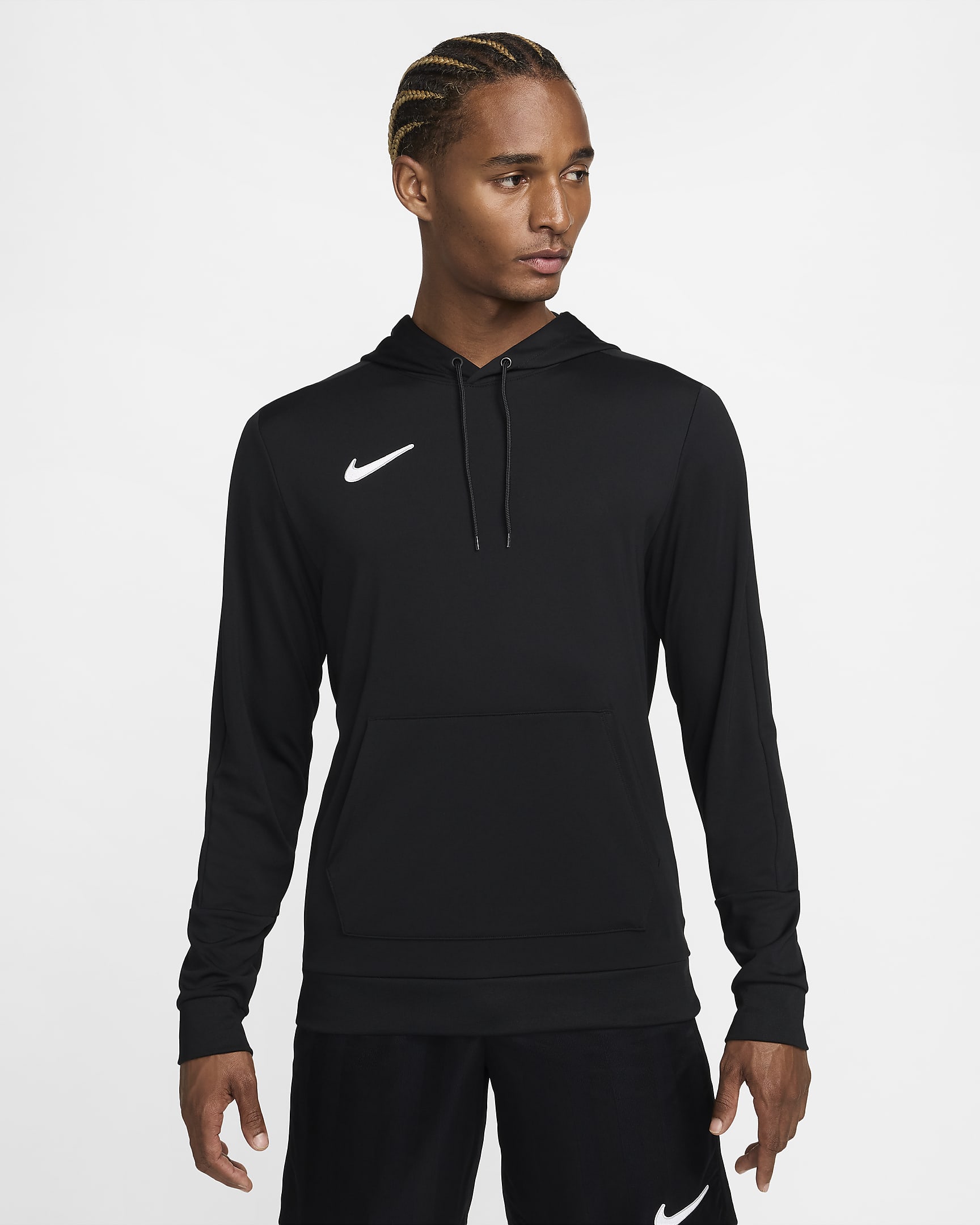 Nike Academy Men's Dri-FIT Soccer Hoodie - Black/Black/White