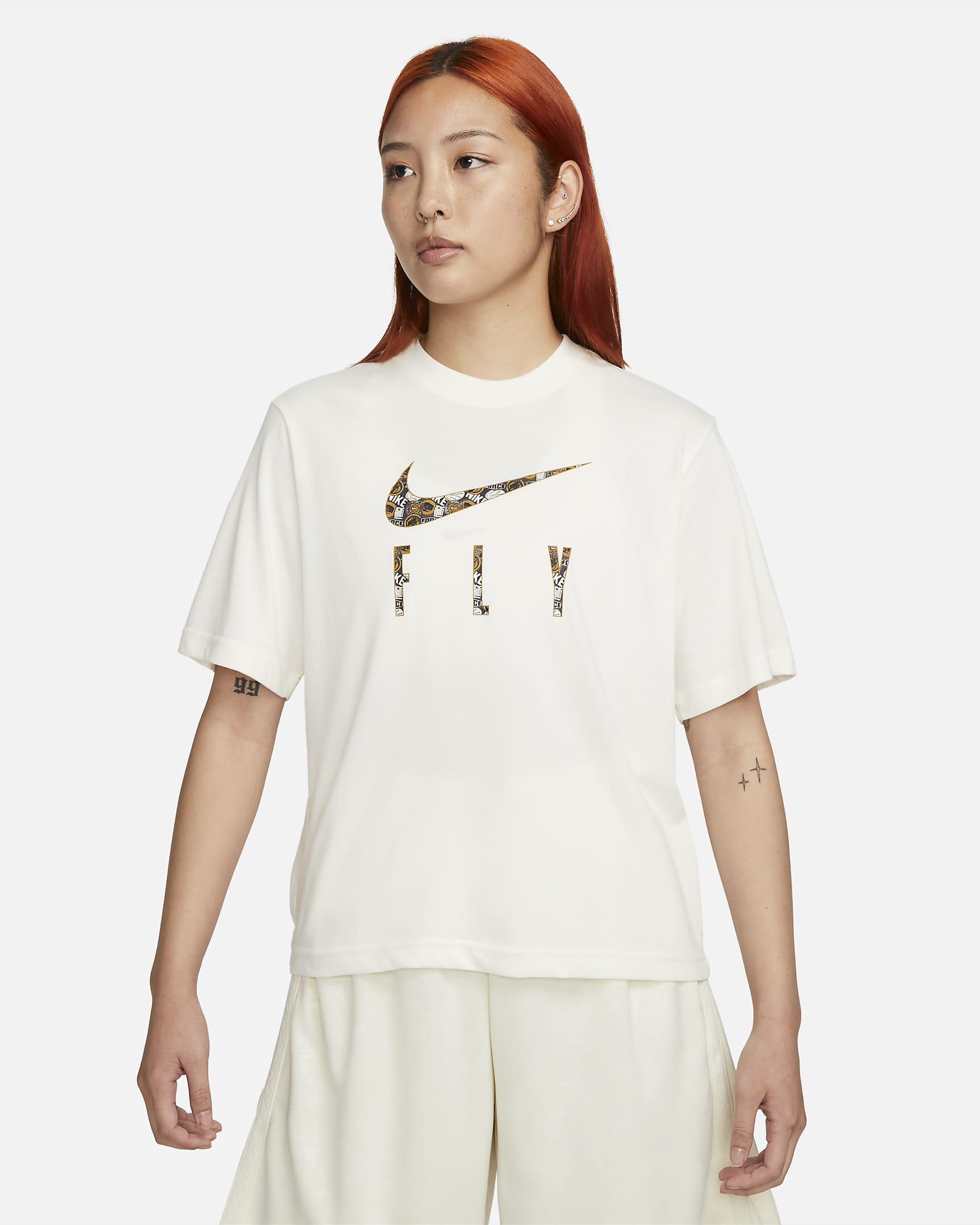 Nike Dri-FIT Swoosh Fly Women's T-Shirt. Nike MY