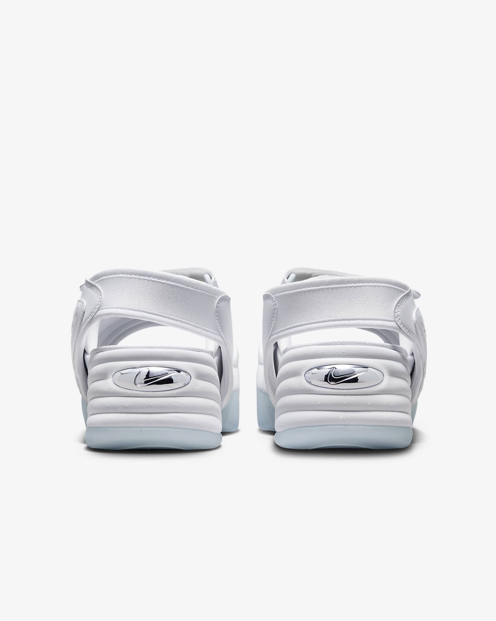 Sandalias para mujer Nike Adjust Force - Blanco/Transparente/Plata metalizado