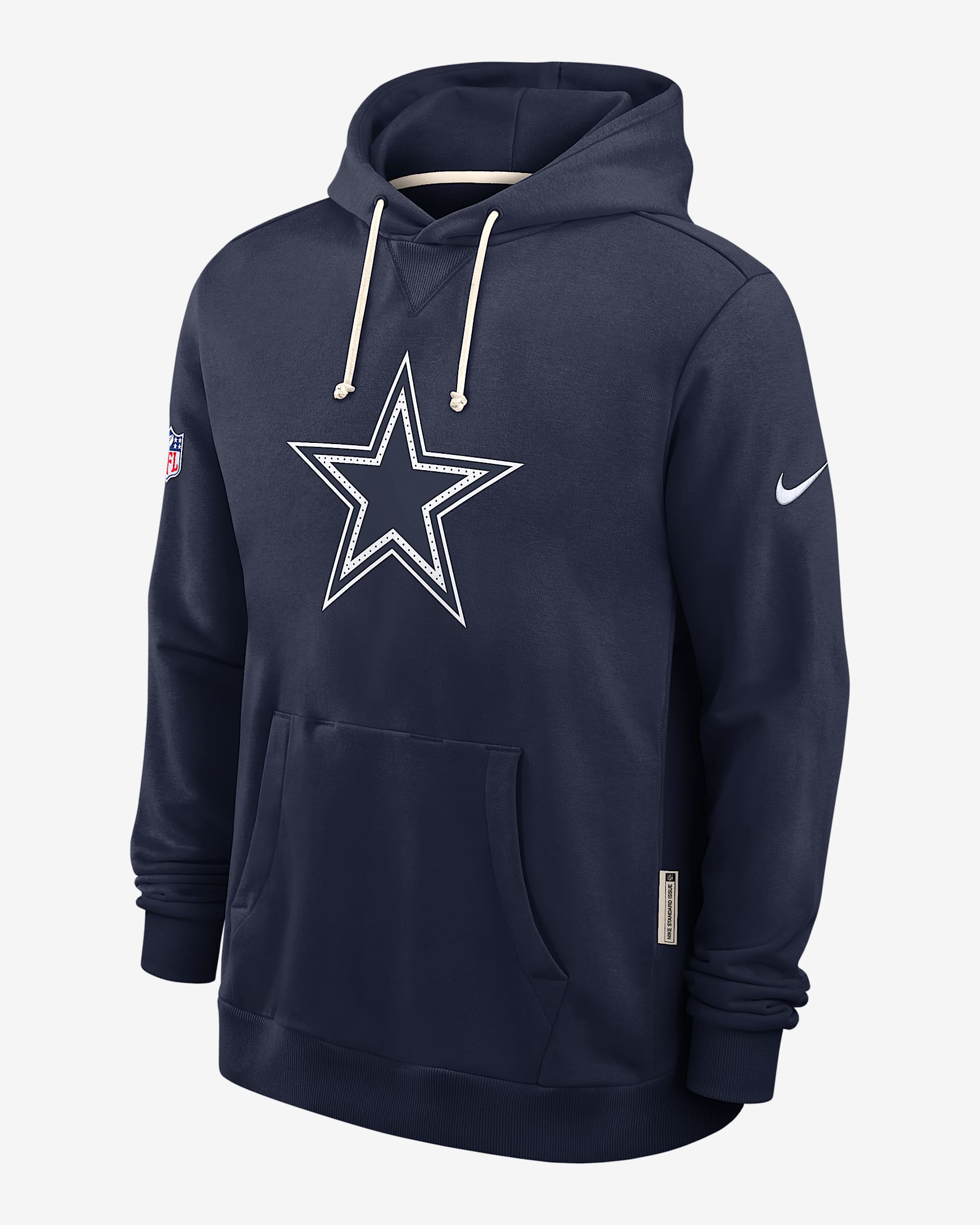 Dallas Cowboys Initial Home Sideline Men's Nike Dri-FIT NFL Pullover Hoodie - Navy
