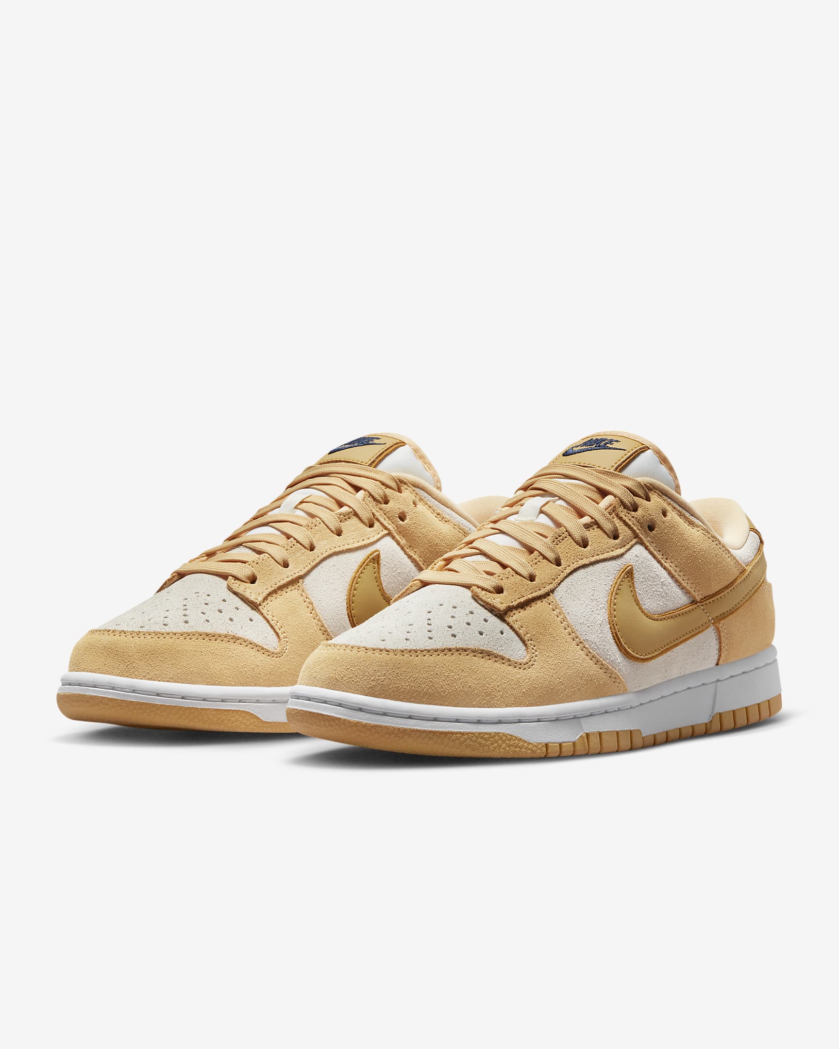 Nike Dunk Low LX Women's Shoes - Celestial Gold/Sail/Gold Suede/Wheat Gold