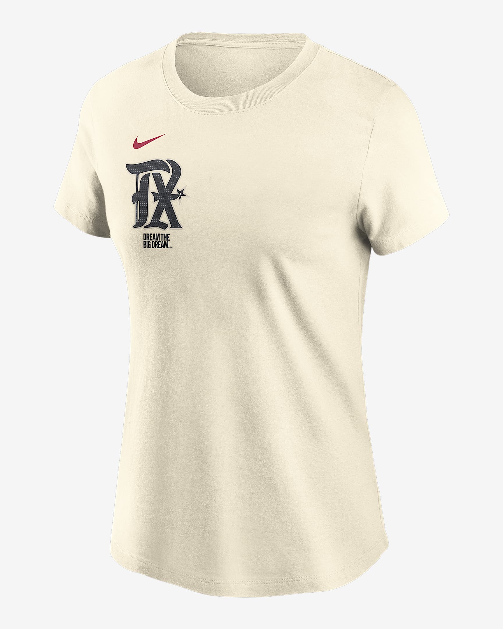 Corey Seager Texas Rangers City Connect Fuse Women's Nike MLB T-Shirt - Natural